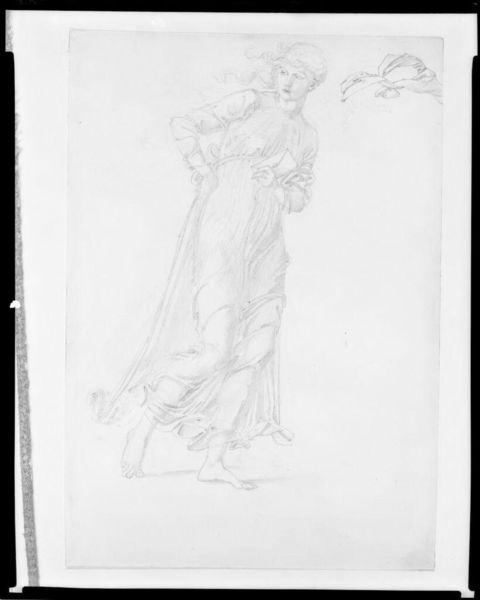 Study for La Belle Iseult in "Tristram and Iseult" by Edward Burne-Jones