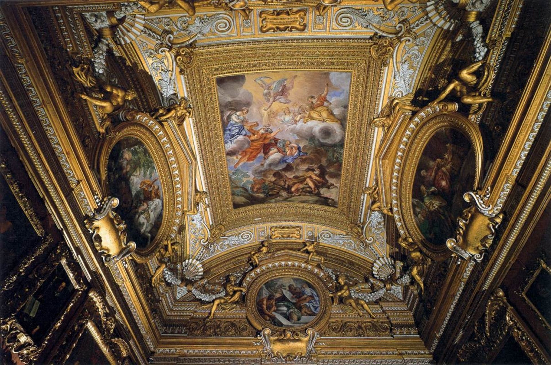 Ceiling Fresco in the Hall of Saturn by Pietro da Cortona