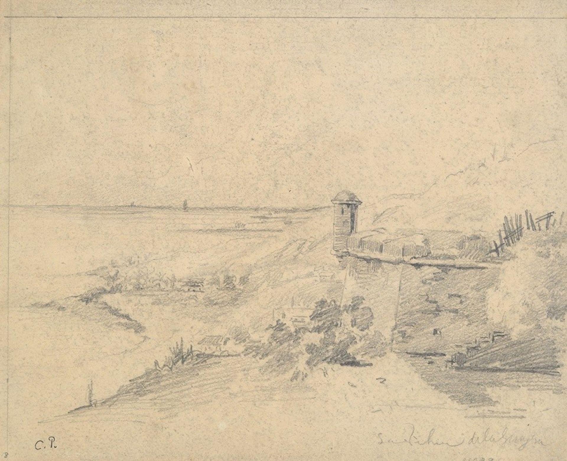 La Tehin de la Guayra by Camille Pissarro