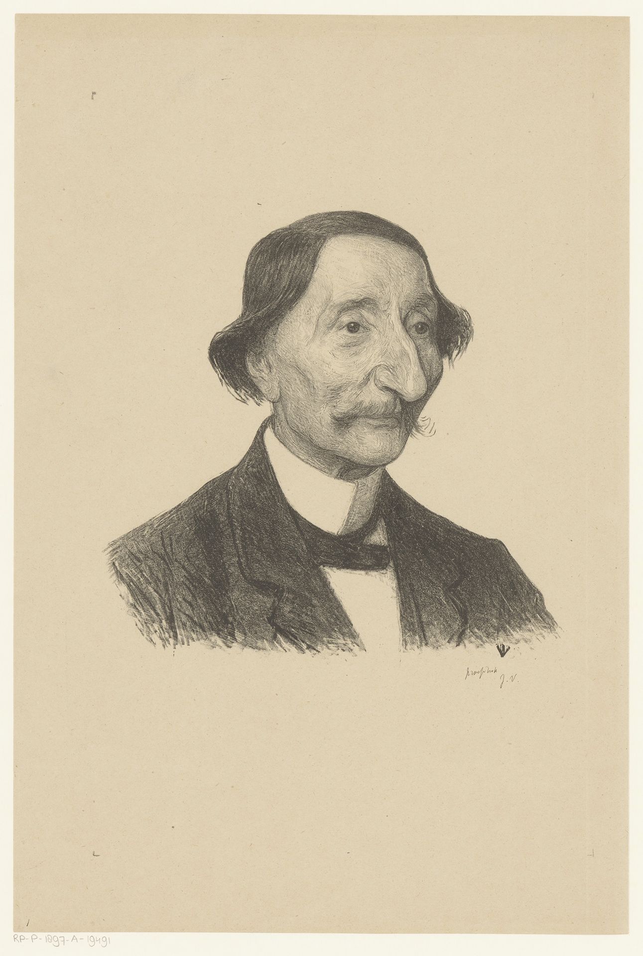 Portret van Hendrik Jan Schimmel by Jan Veth