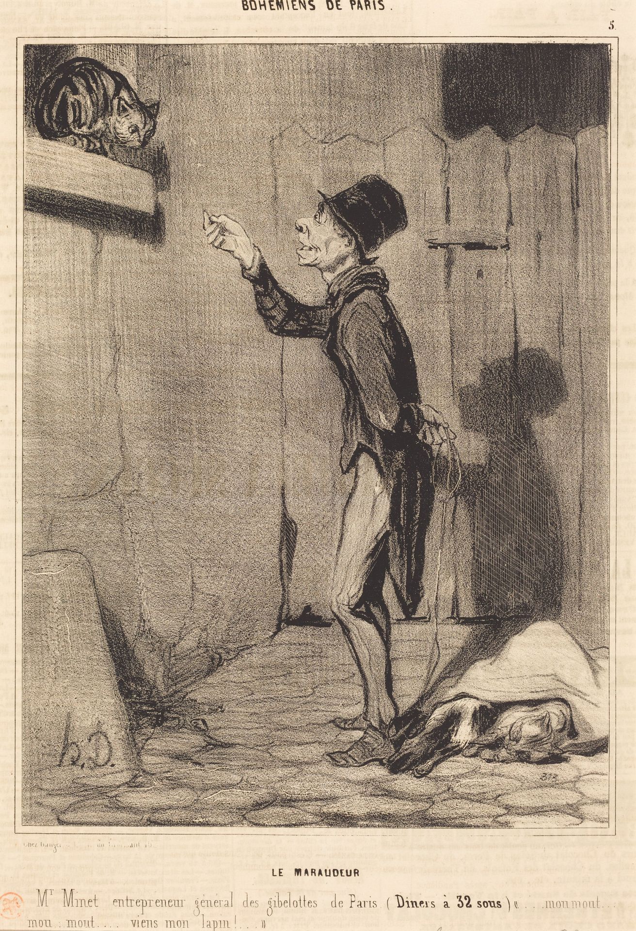 Le Maraudeur by Honoré Daumier