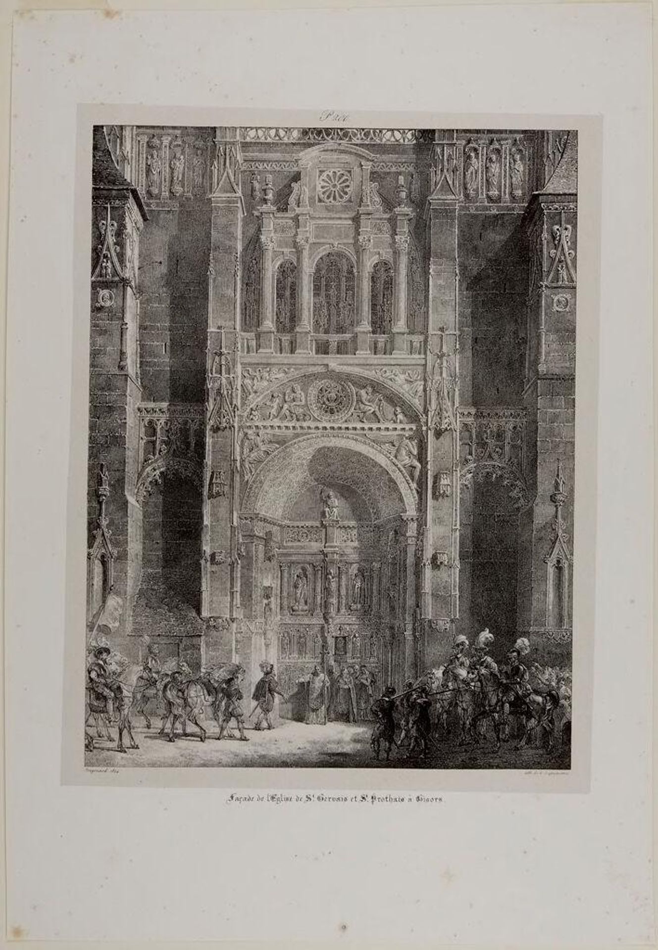 Eglise de St. Gervais et St. Protais Ã  Gisors by Alexandre Evariste Fragonard