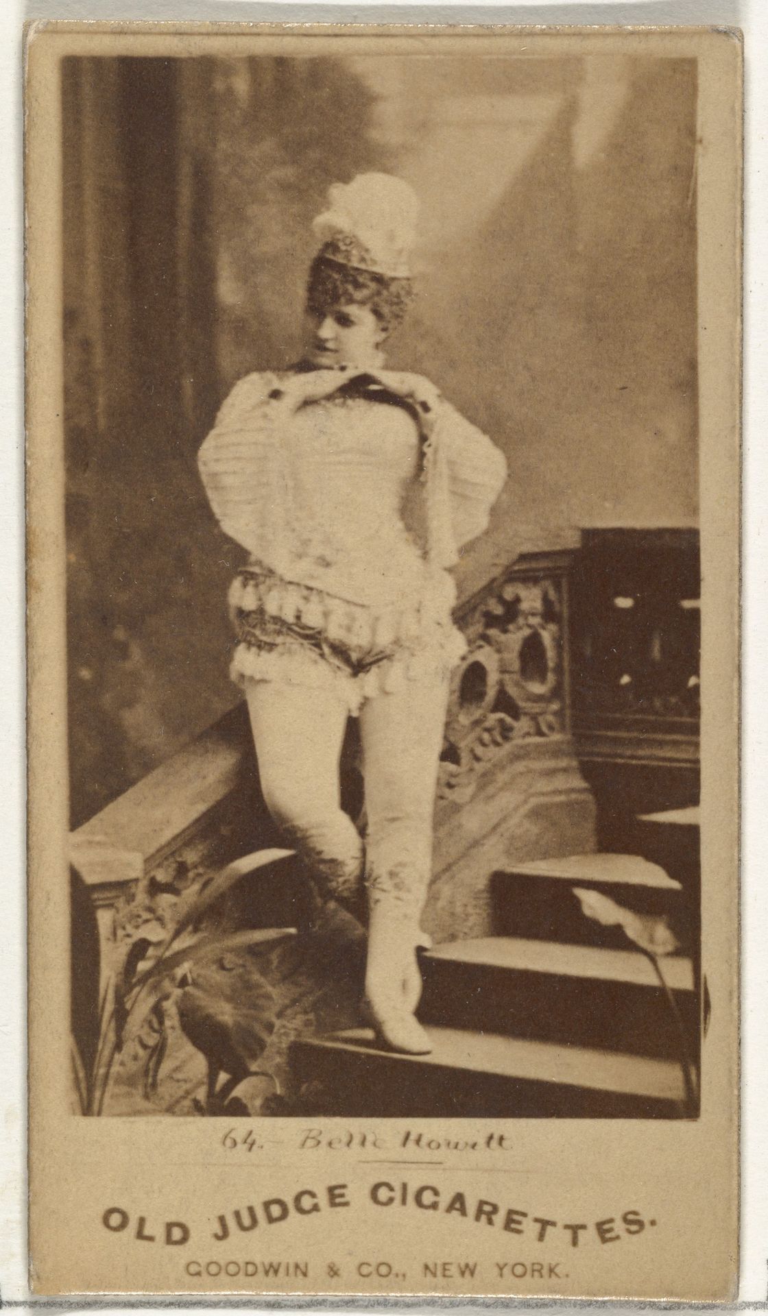 Bette Howett, from the Actors and Actresses series (N171) for Old Judge Cigarettes by Goodwin & Company