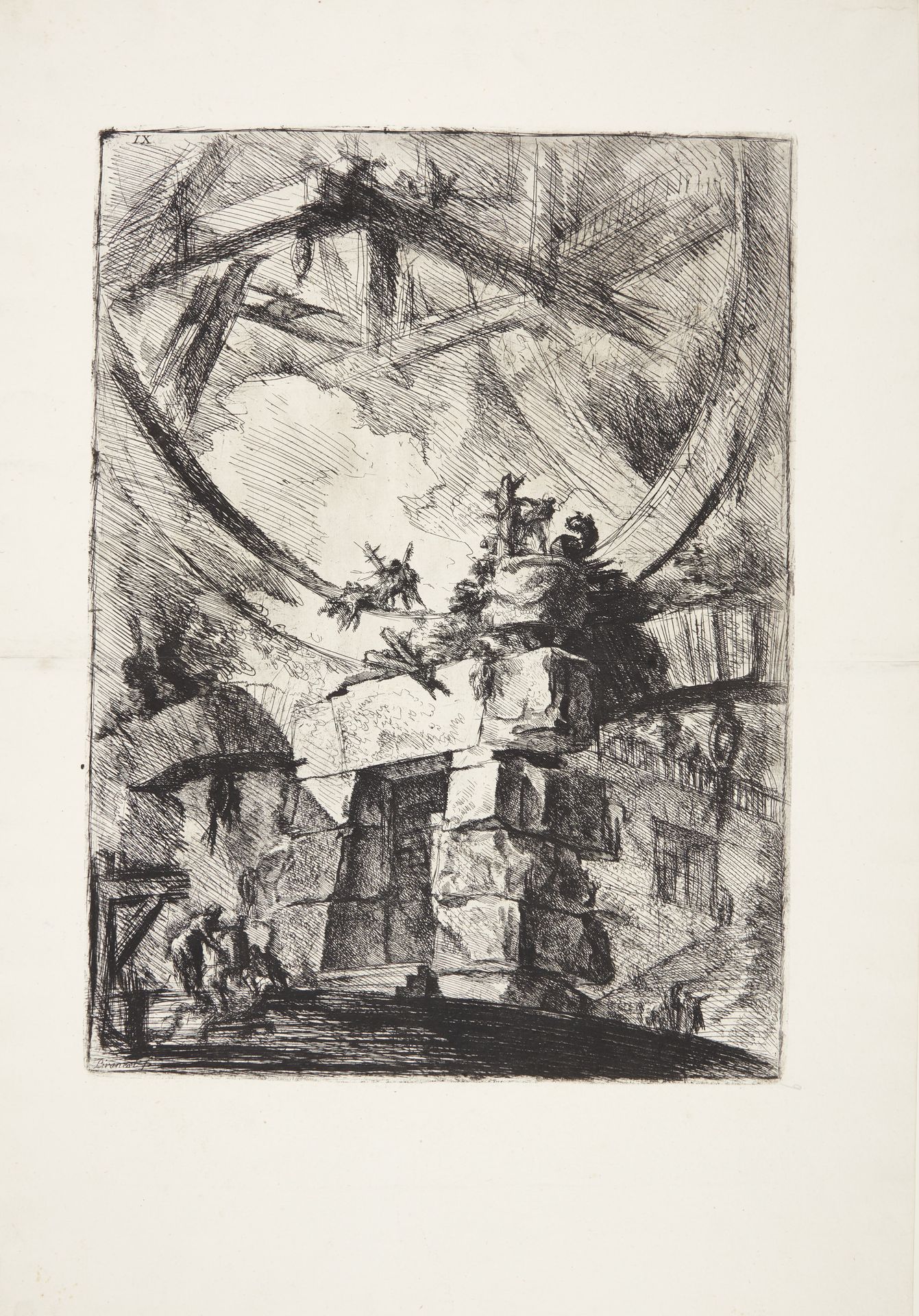 The giant wheel by Giovanni Battista Piranesi