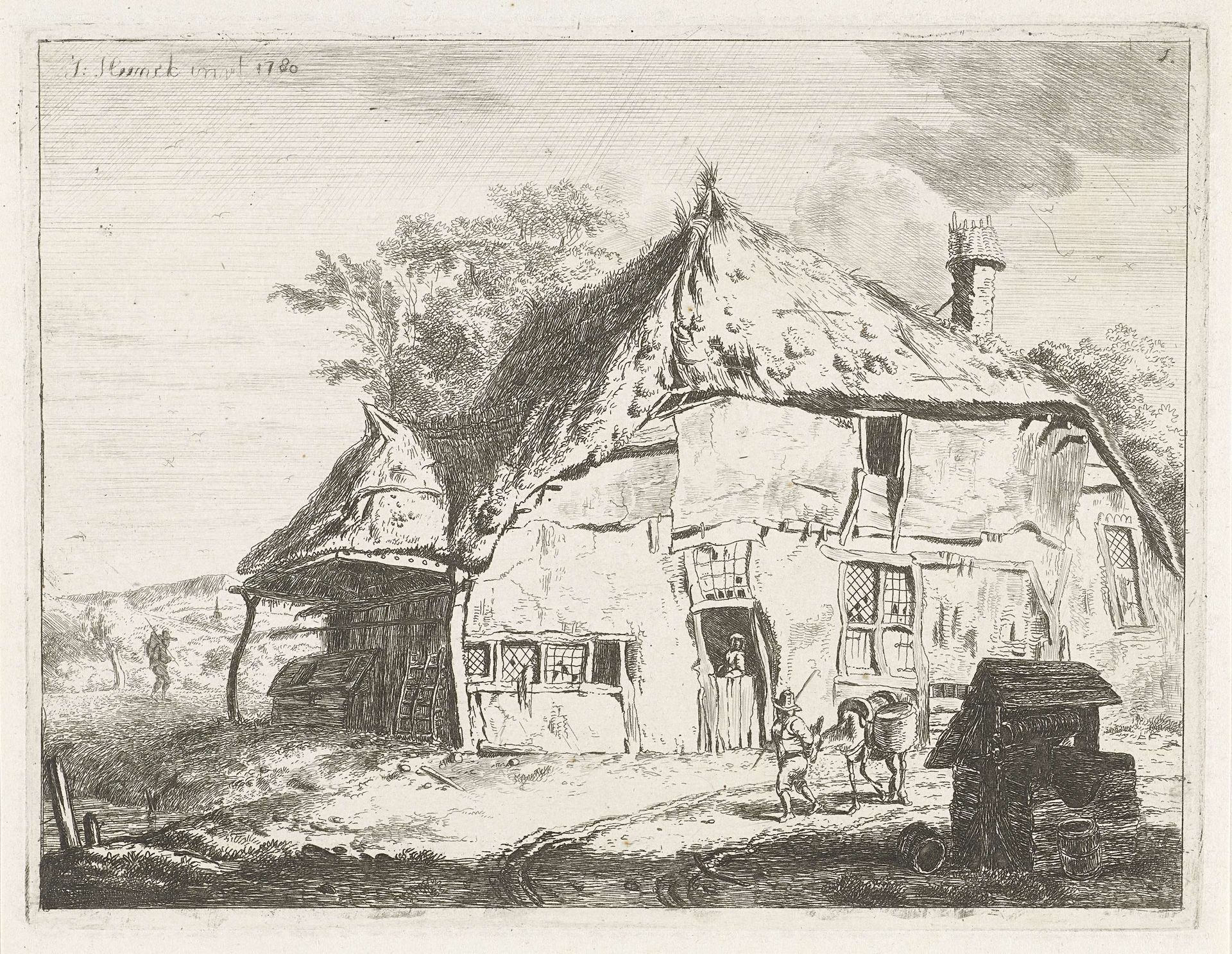 Boerderij bij een waterput by Jabes Heenck