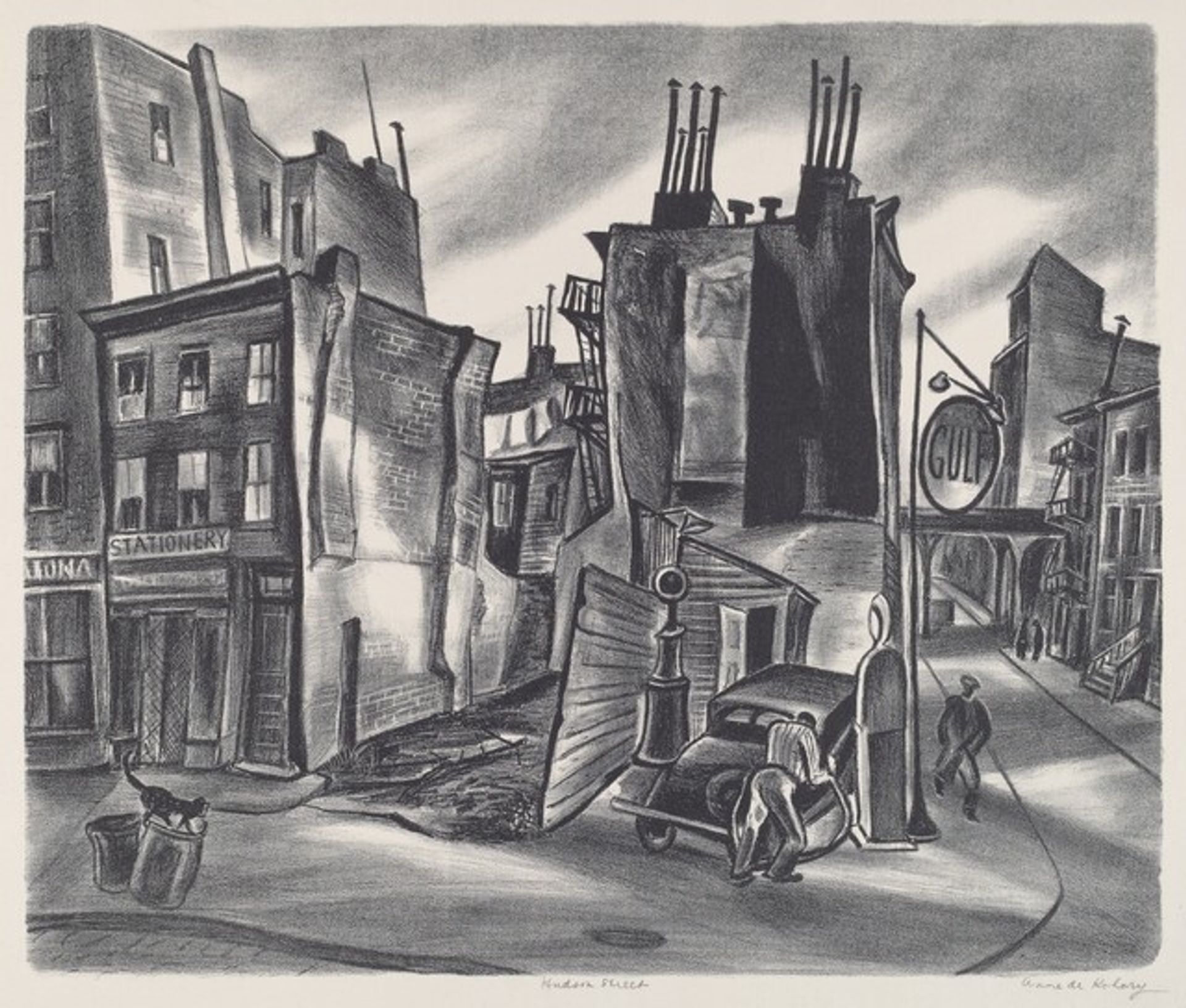 Hudson Street by Anne de Kohary