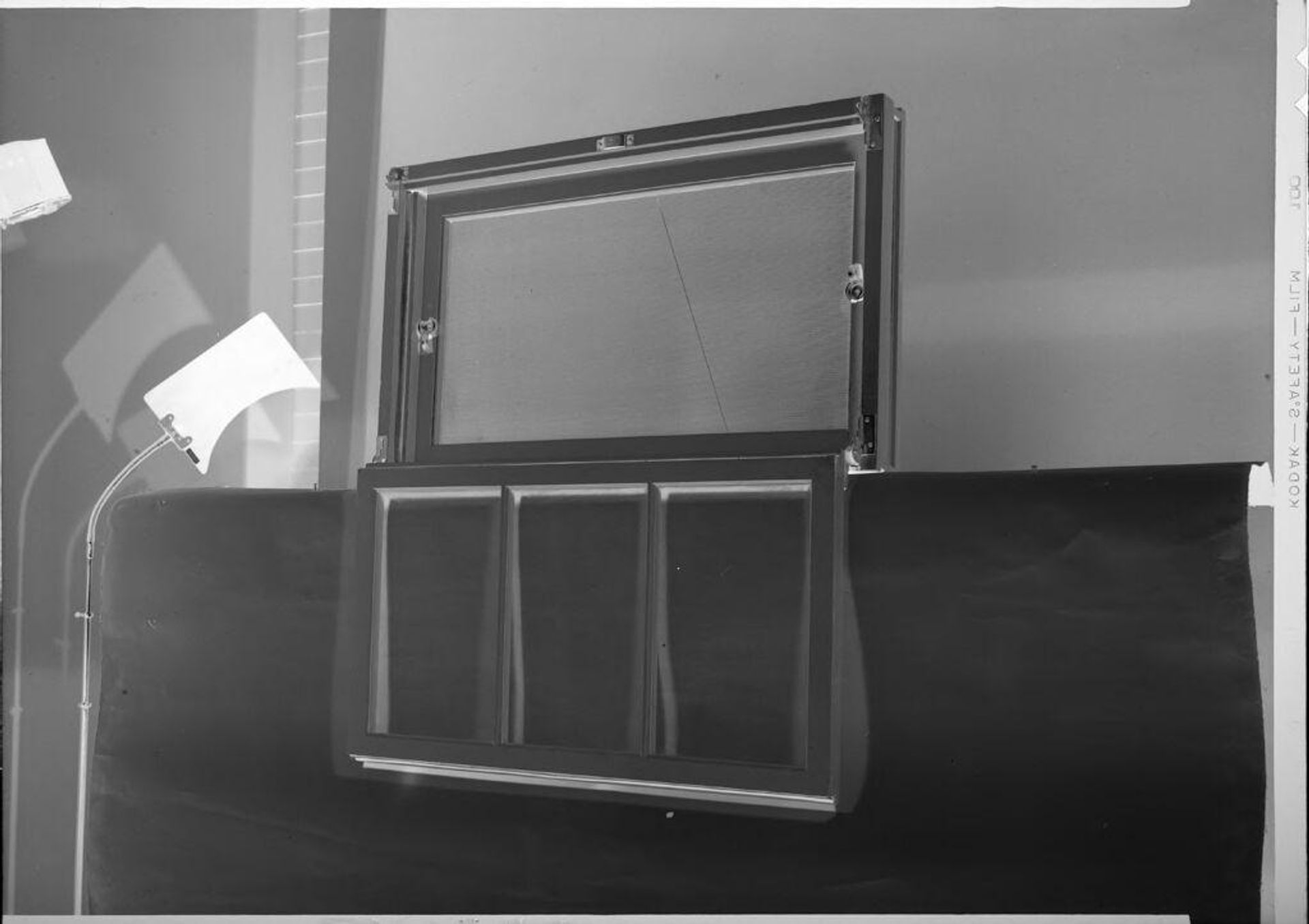 Untitled (model window, open) by Robert Burian