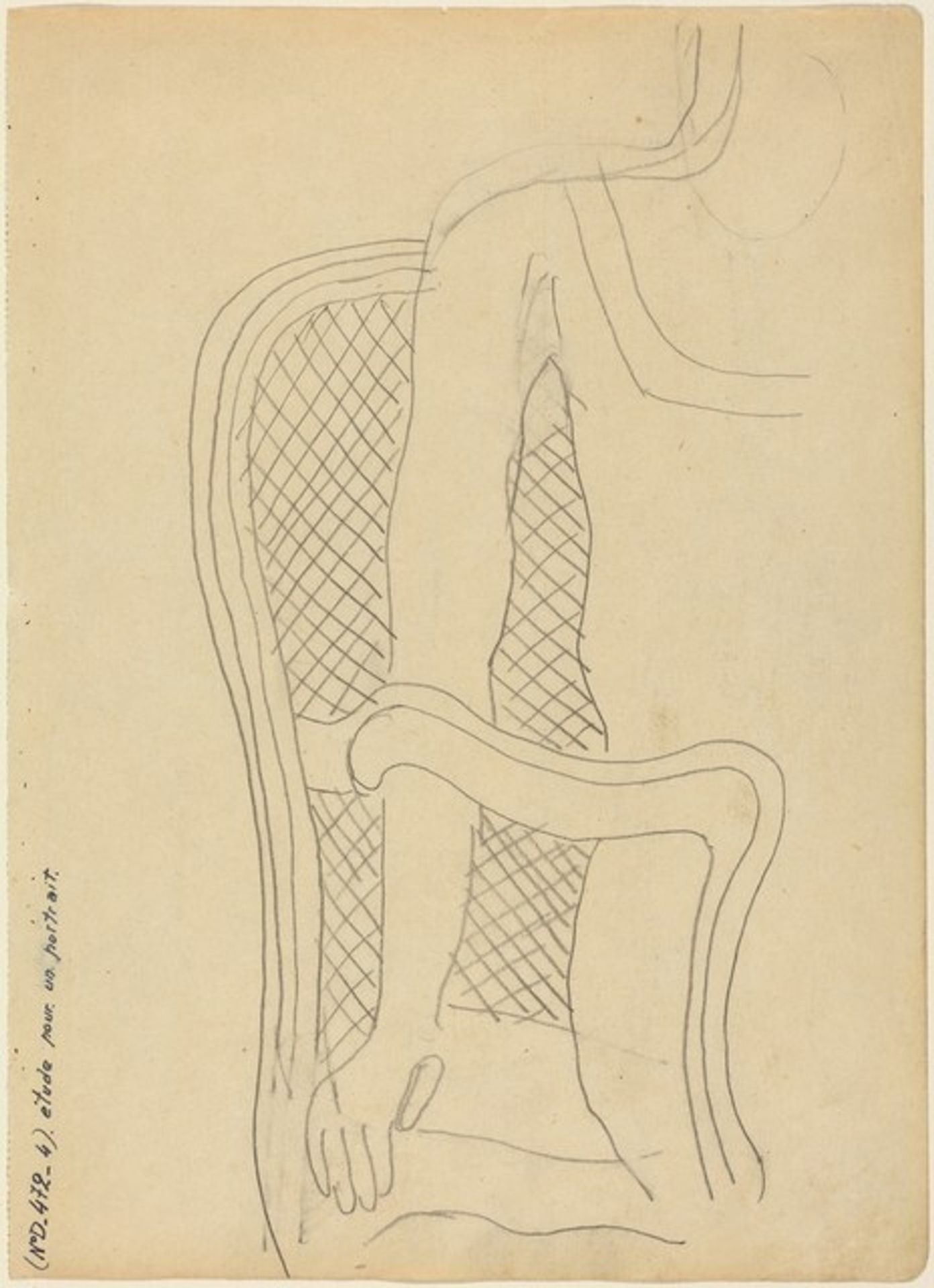 Study for the Portrait "Maud Dale" by Fernand Léger