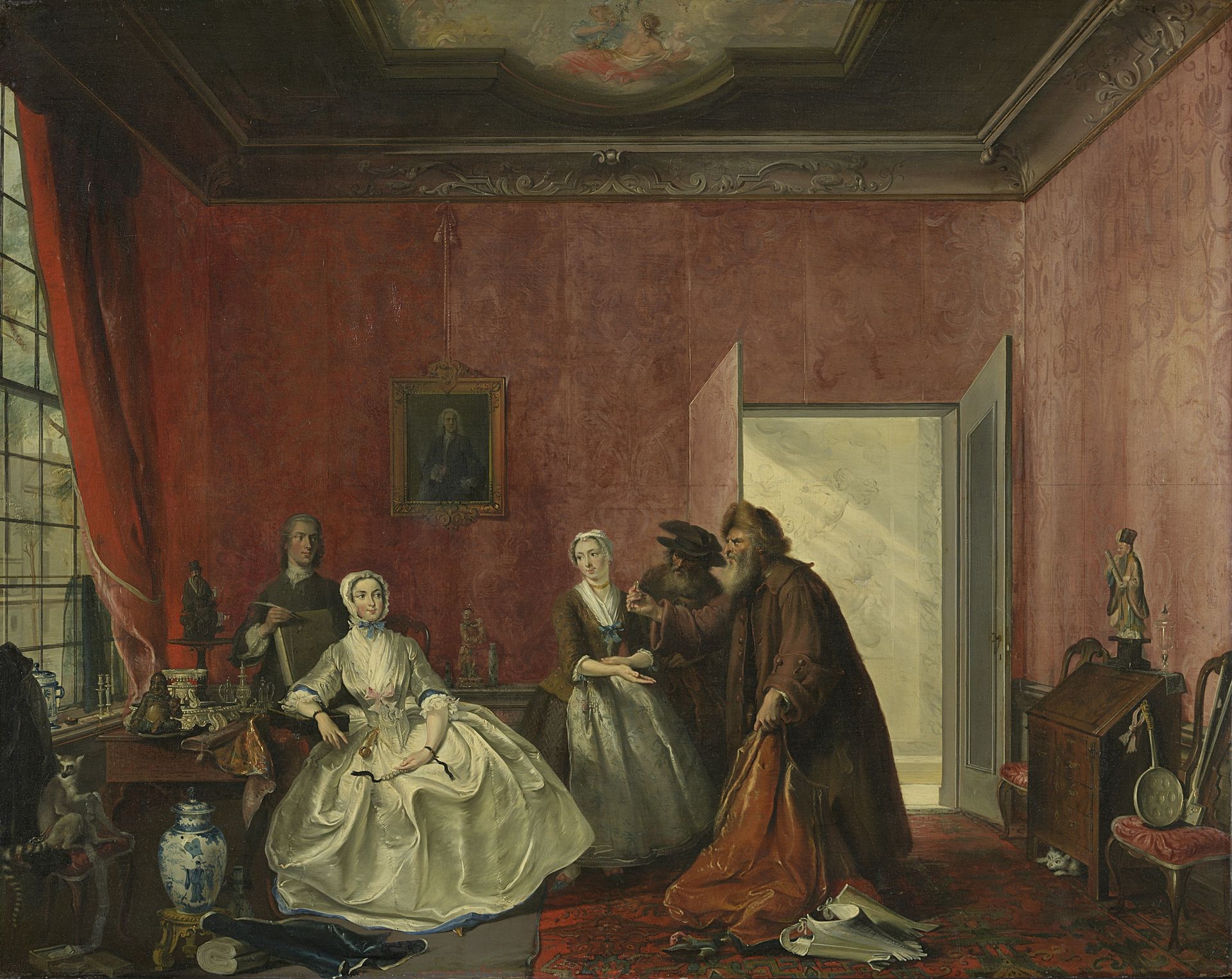 Johanna en de joodse kooplieden by Cornelis Troost
