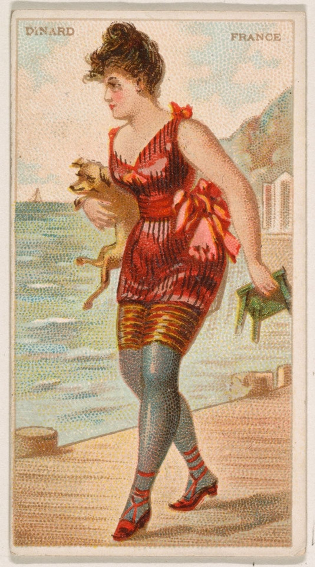Dinard, France, from the Surf Beauties series (N232), issued by Kinney Bros. by Kinney Brothers Tobacco Company