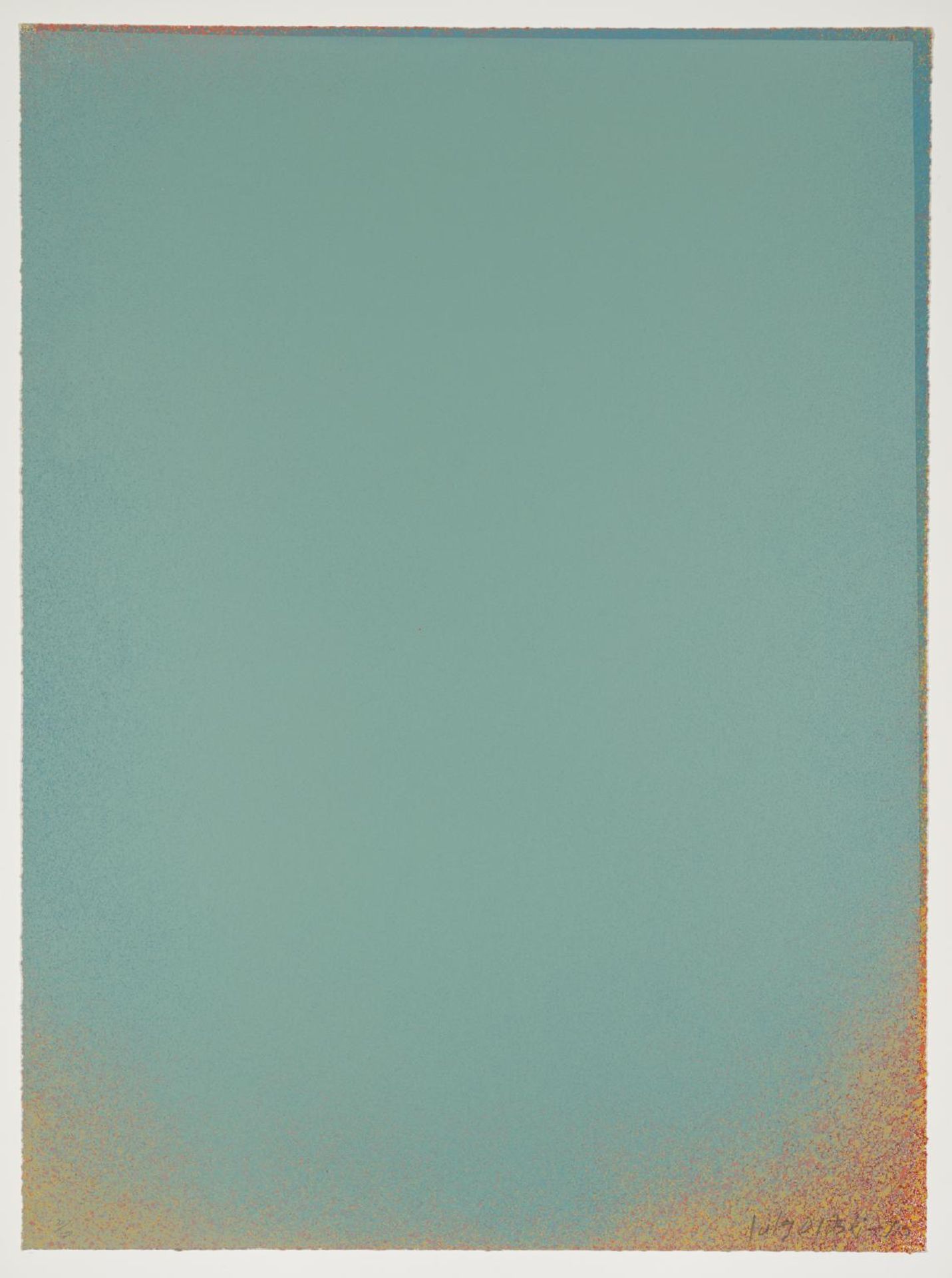 Pale Blue II by Jules Olitski