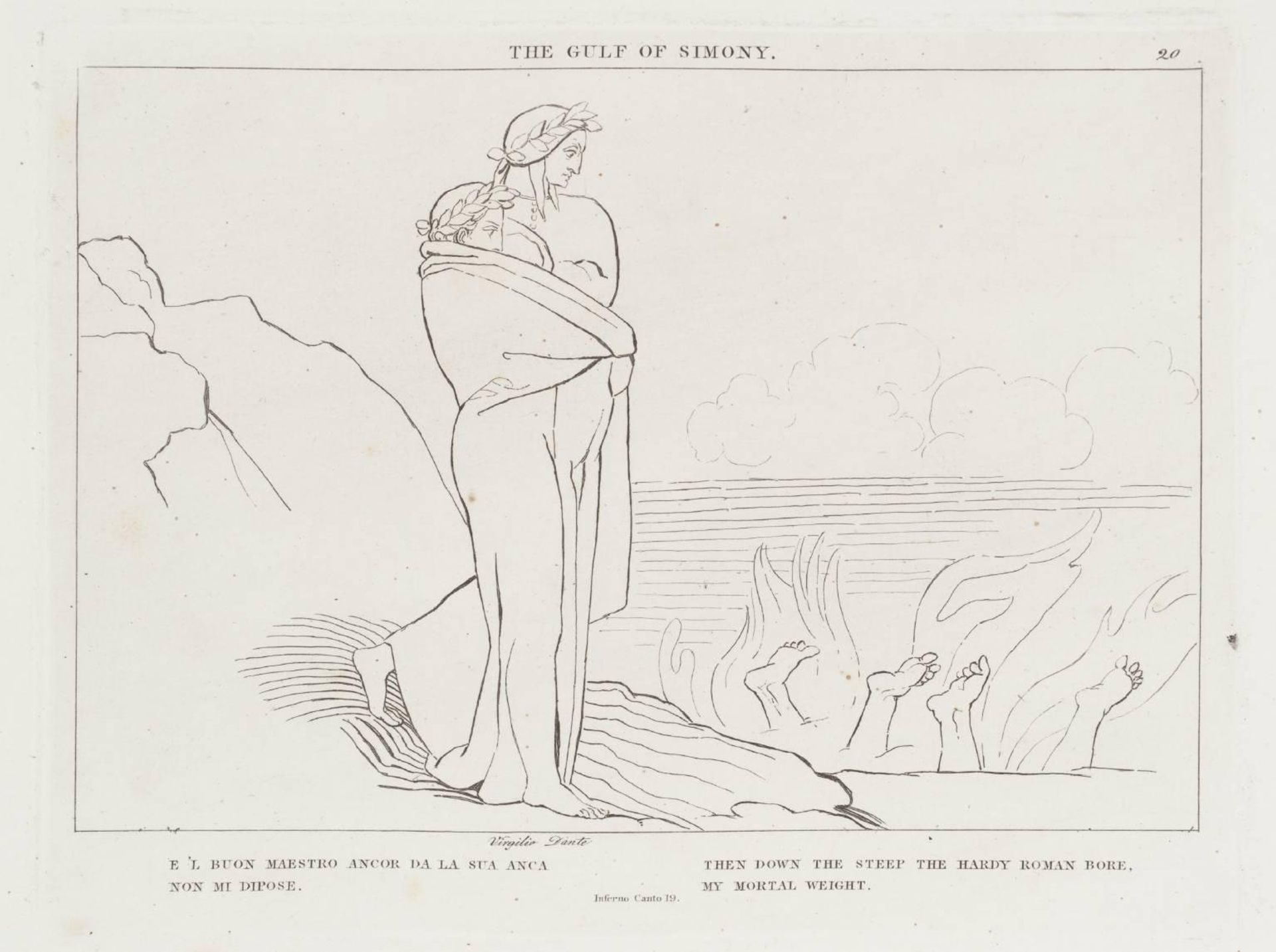 The Gulf of Simony by John Flaxman