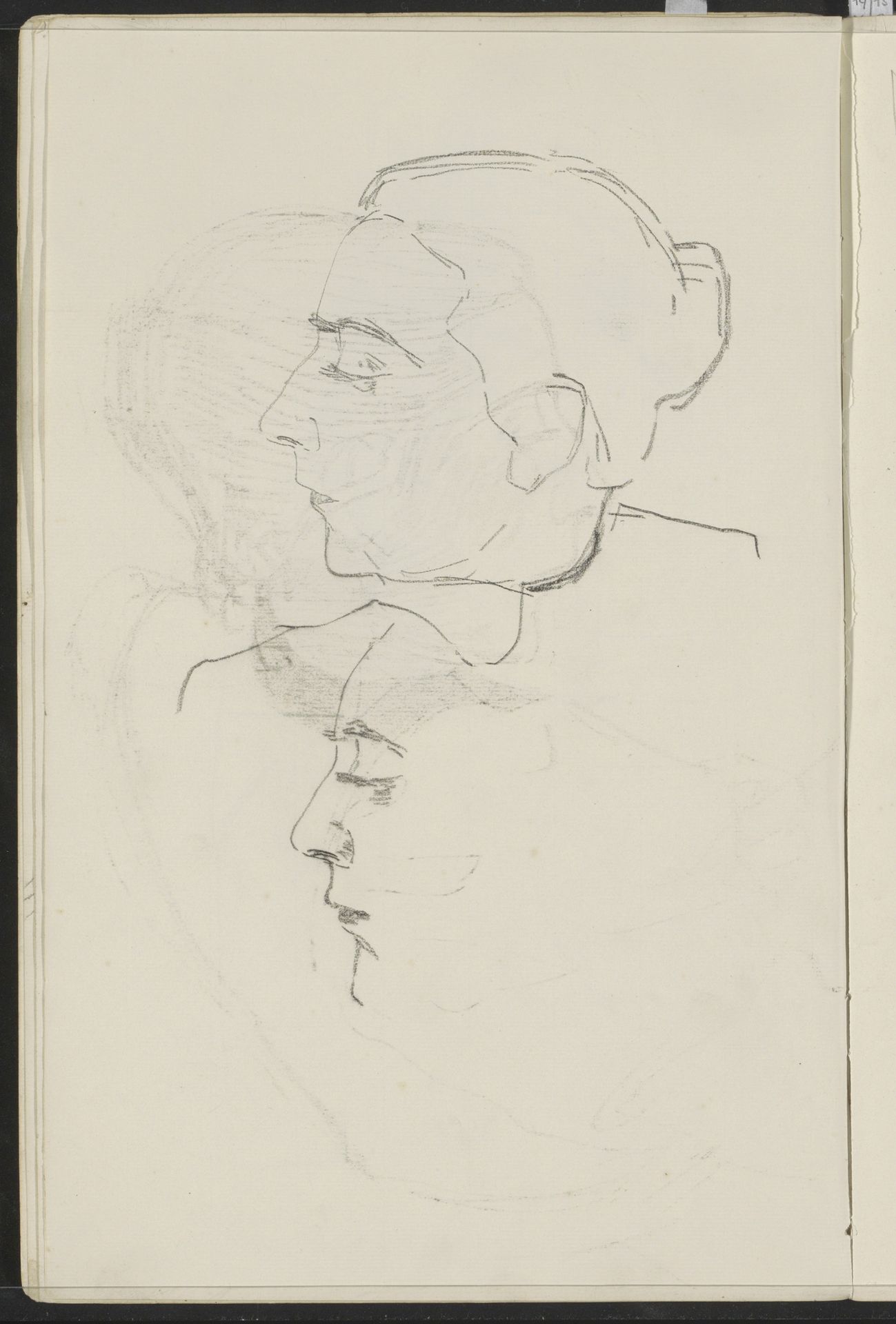 Koppen van een vrouw by Carel Adolph Lion Cachet