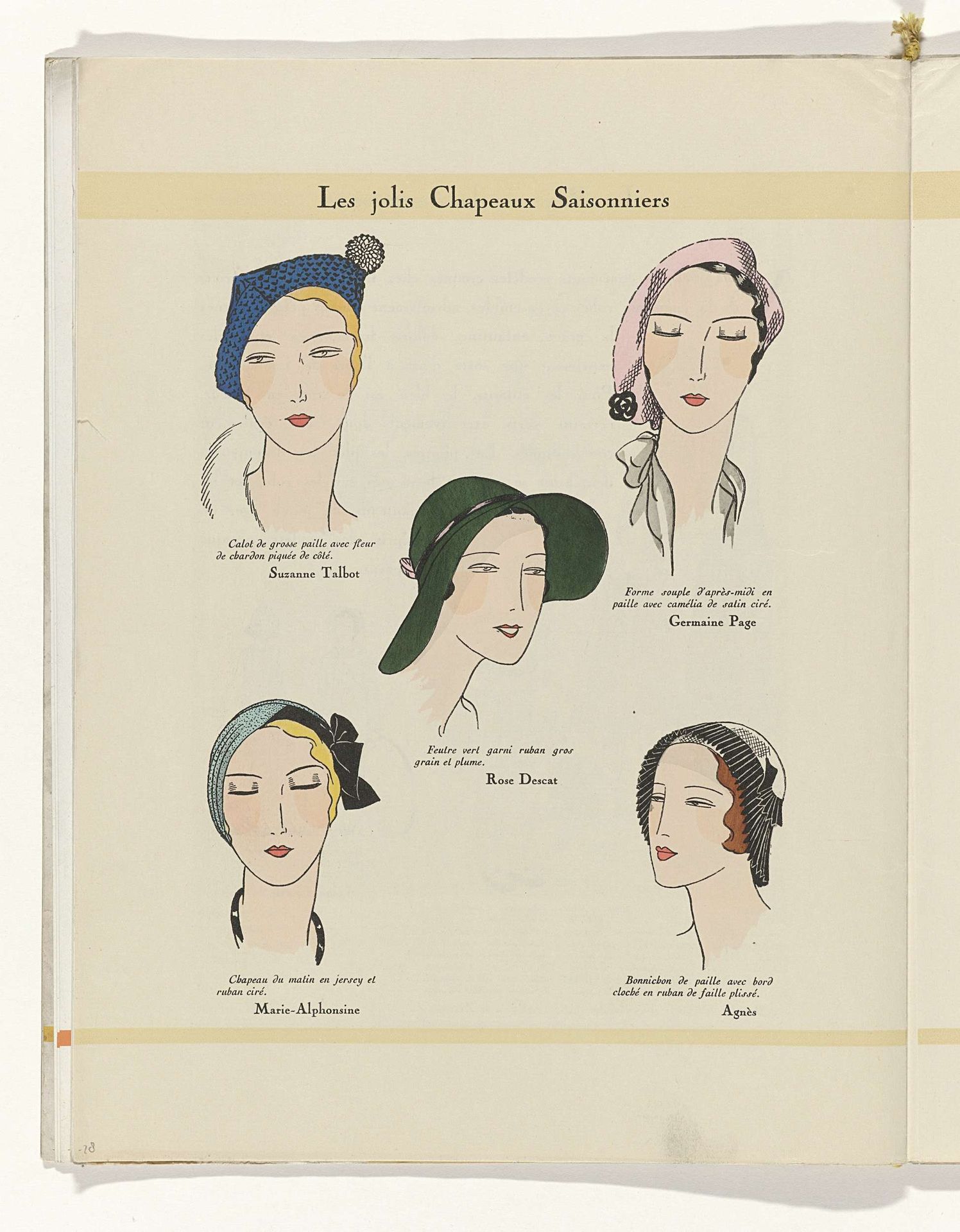 Art - Goût - Beauté, Feuillets de l' élégance féminine, Mai 1931, No. 129, 11e Année, p. 28 by Anonymous