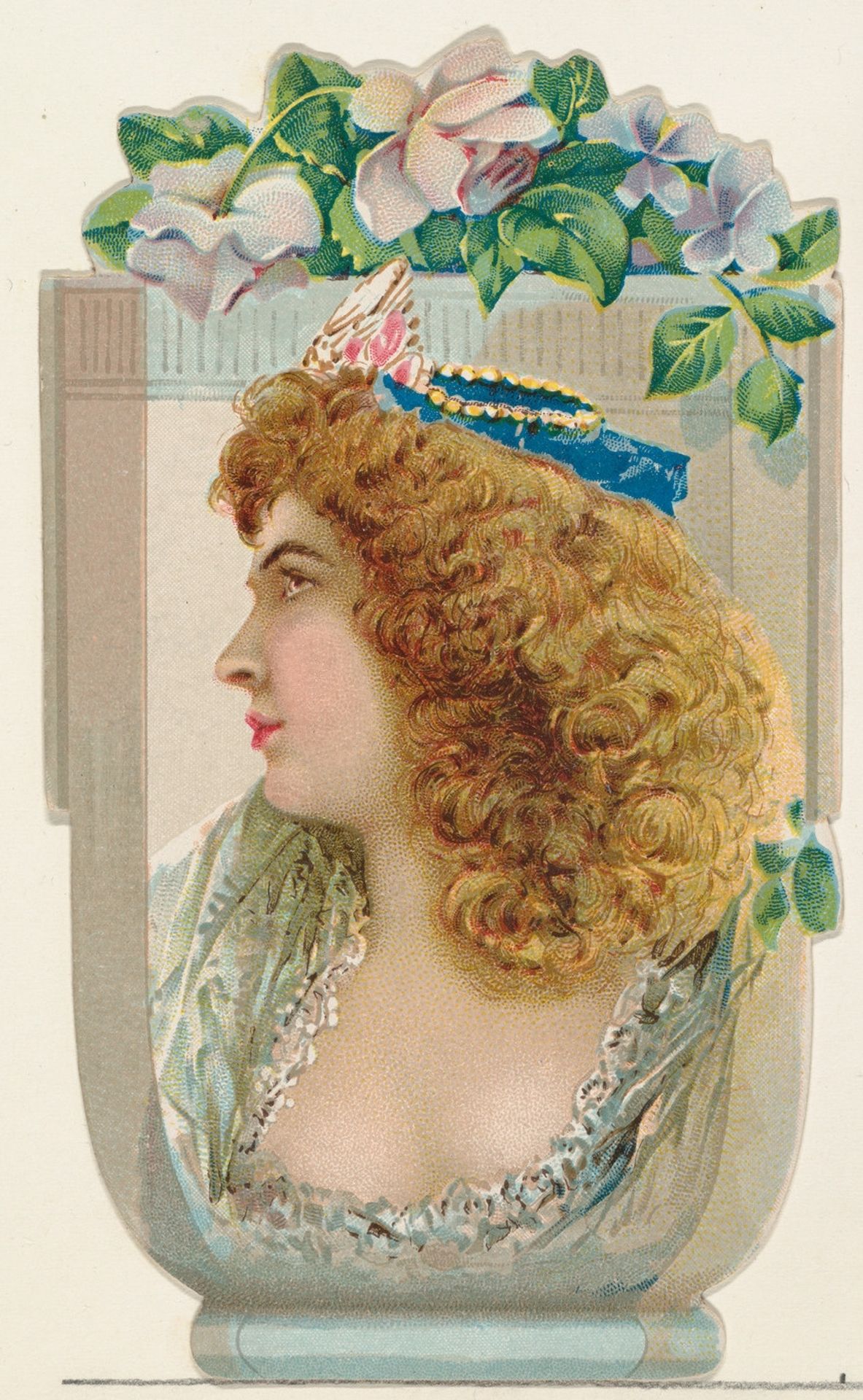Cup of Violets, from the Novelties series (N122) issued by Gail & Ax Tobacco to promote Navy Long Cut by Gail & Ax Tobacco