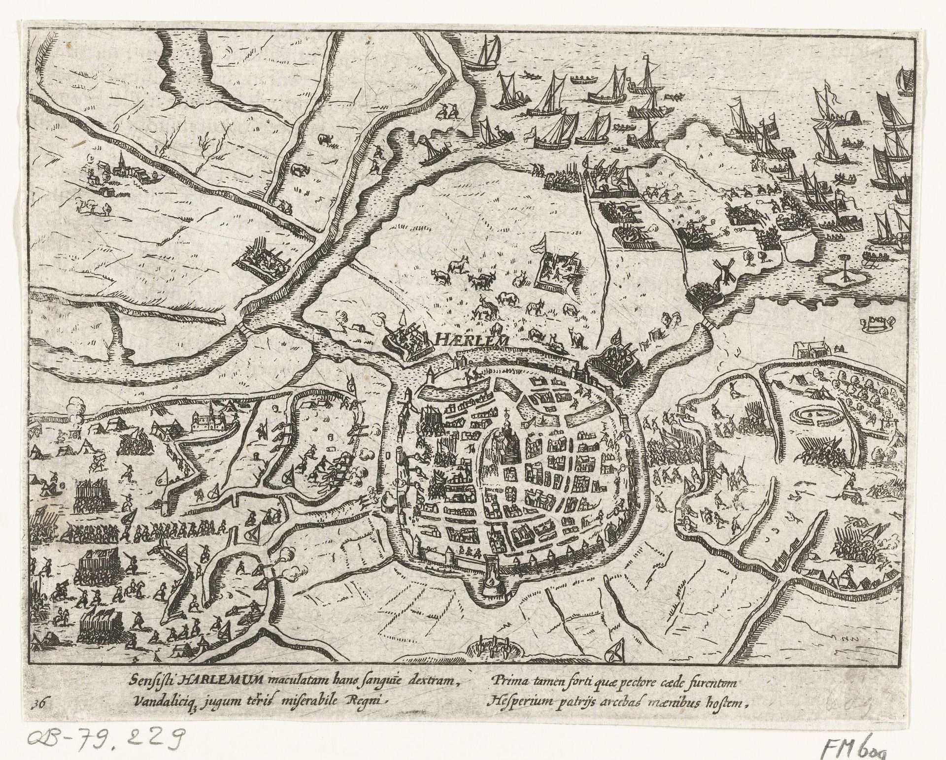 Beleg van Haarlem, 1572 by Anonymous