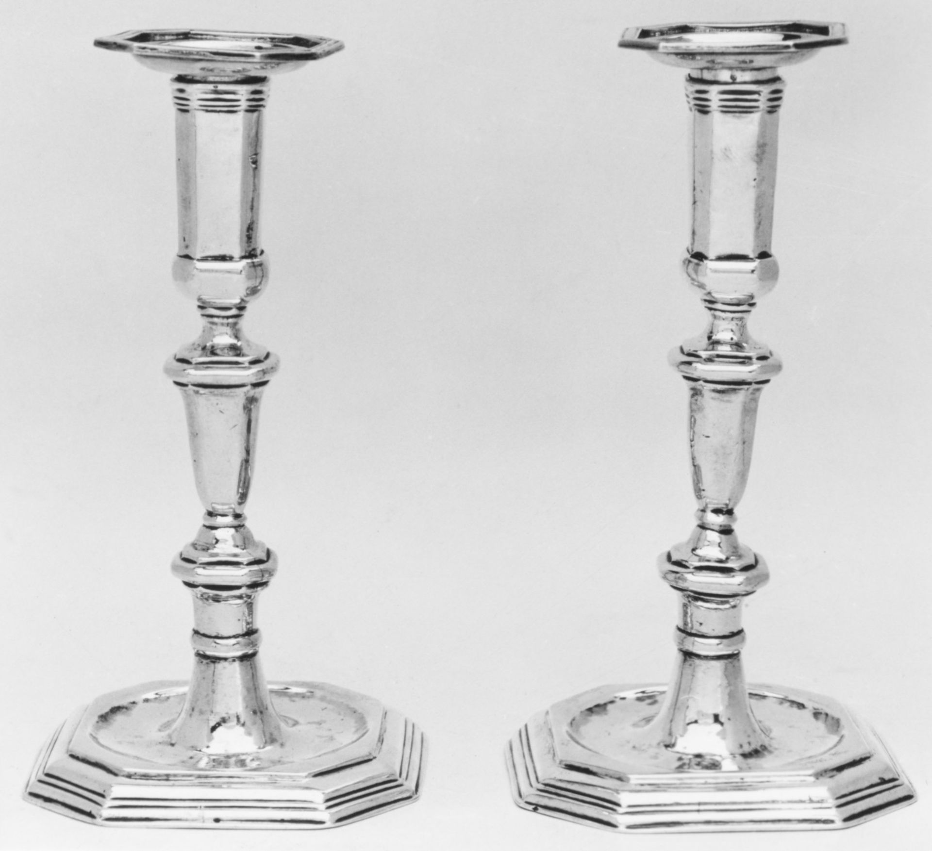 Pair of candlesticks by M.D.