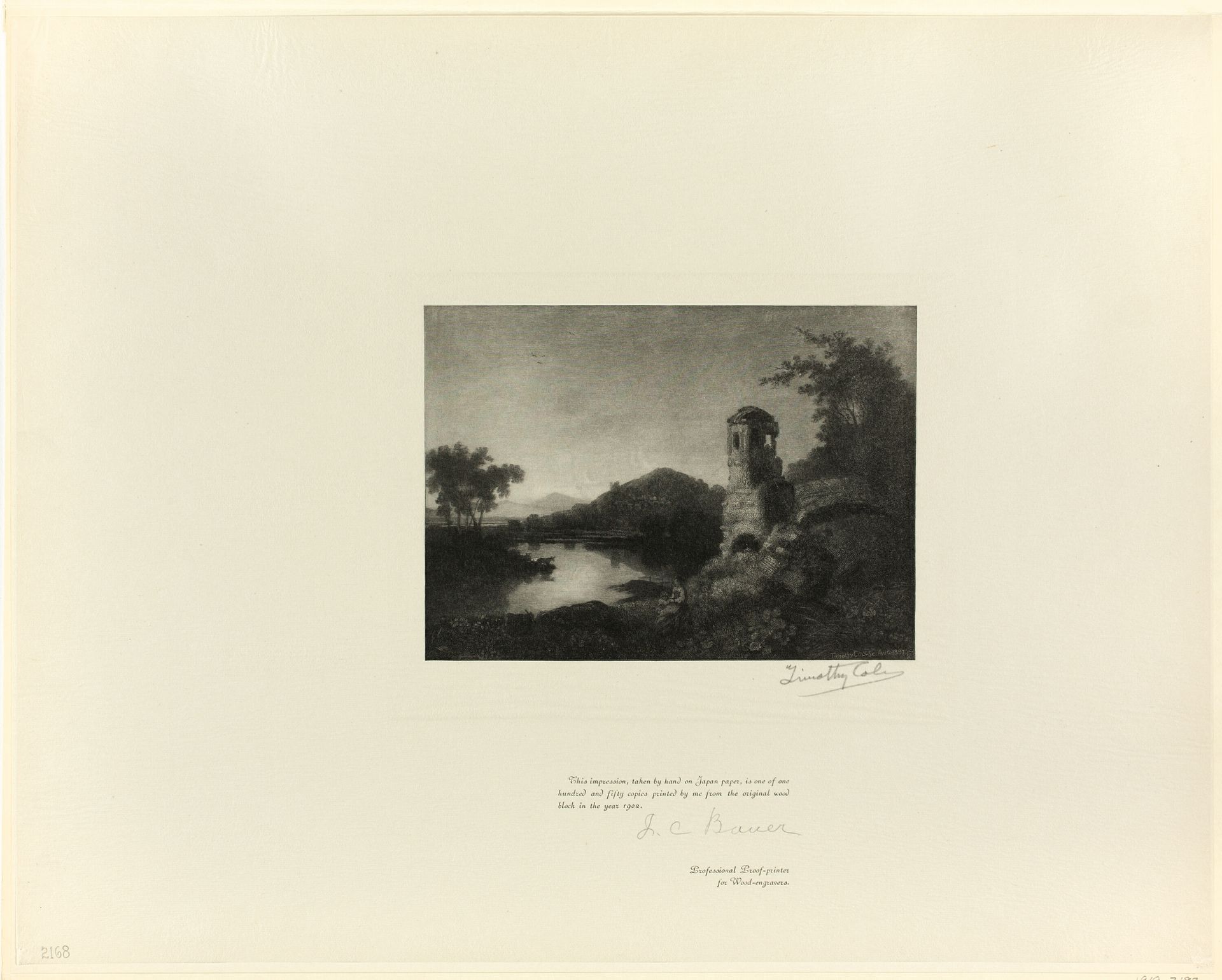 Cicero's villa, from Old English Masters by Timothy Cole
