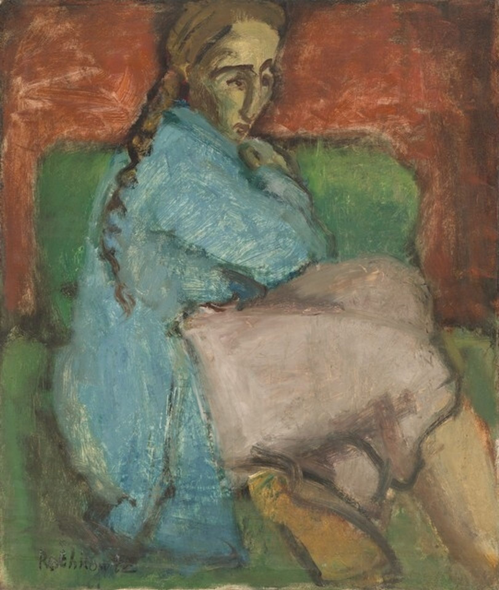 Seated Woman by Mark Rothko