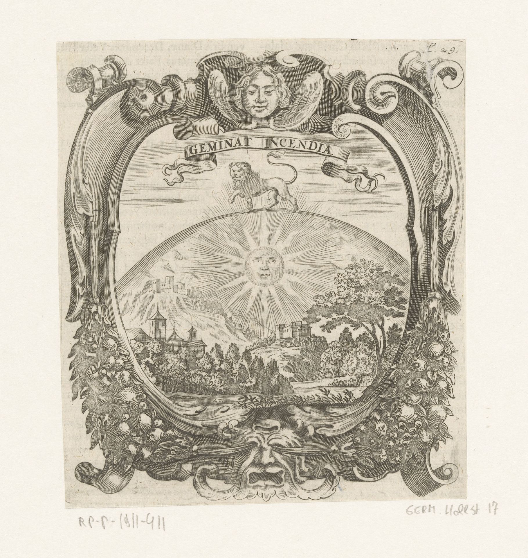 Leeuw heerst over de wereld by Johann Eckhard Löffler
