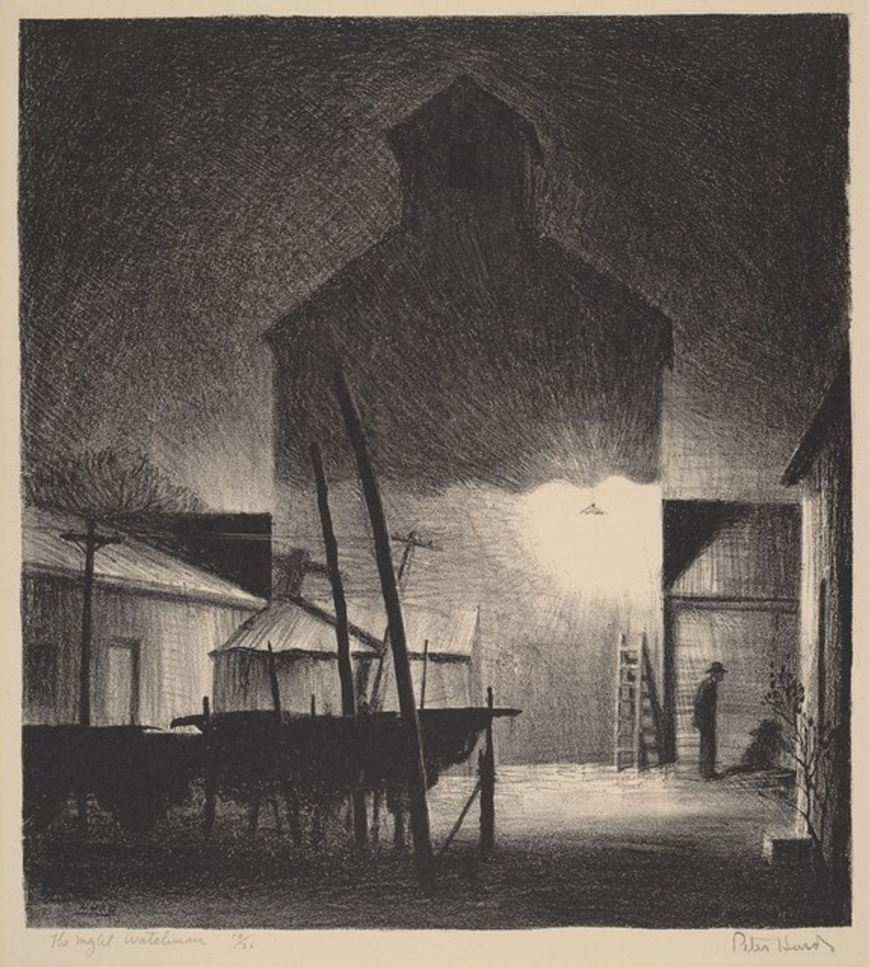 The Night Watchman by Peter Hurd