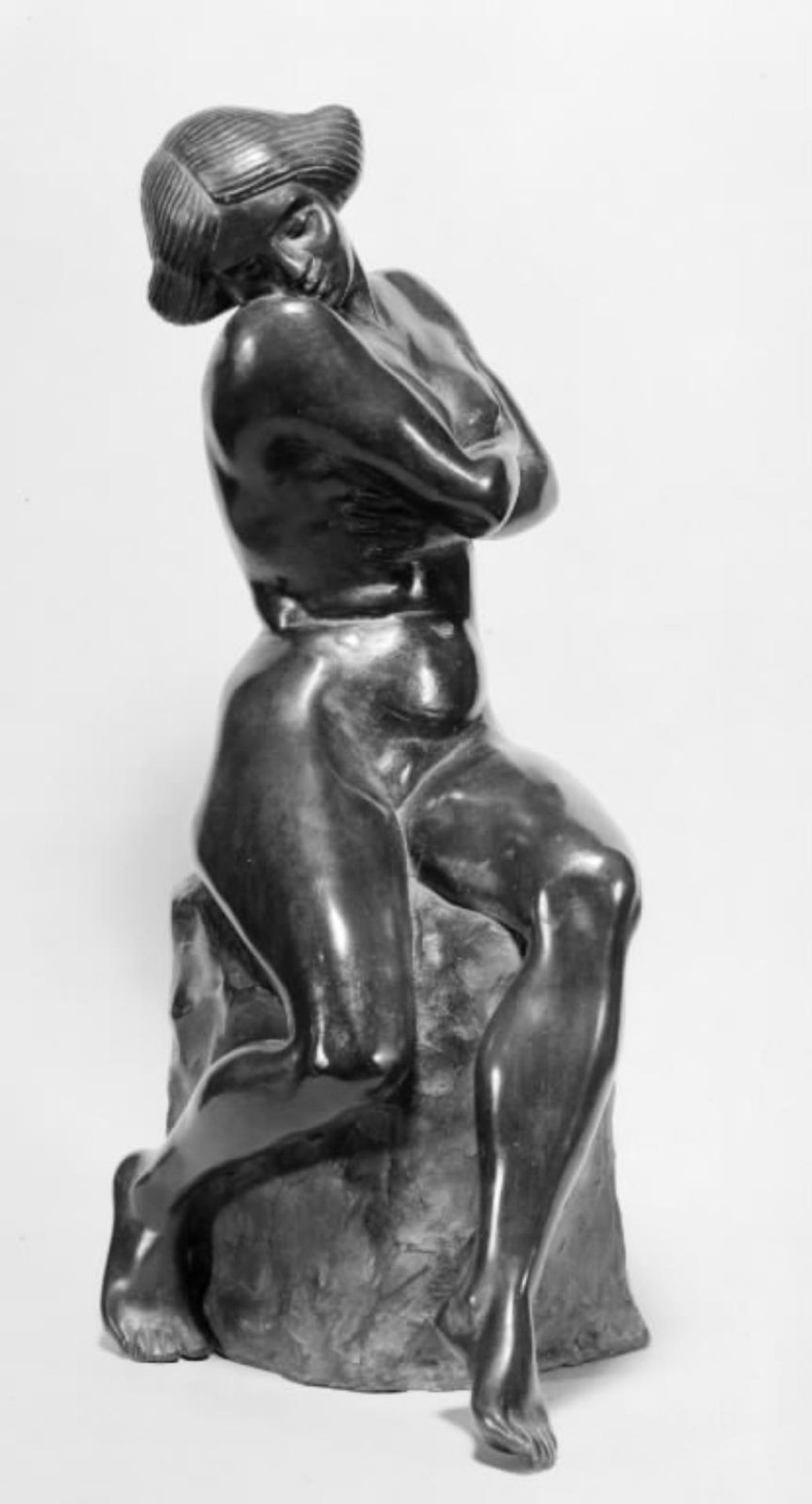 Seated Female Nude by Georg Ulmer