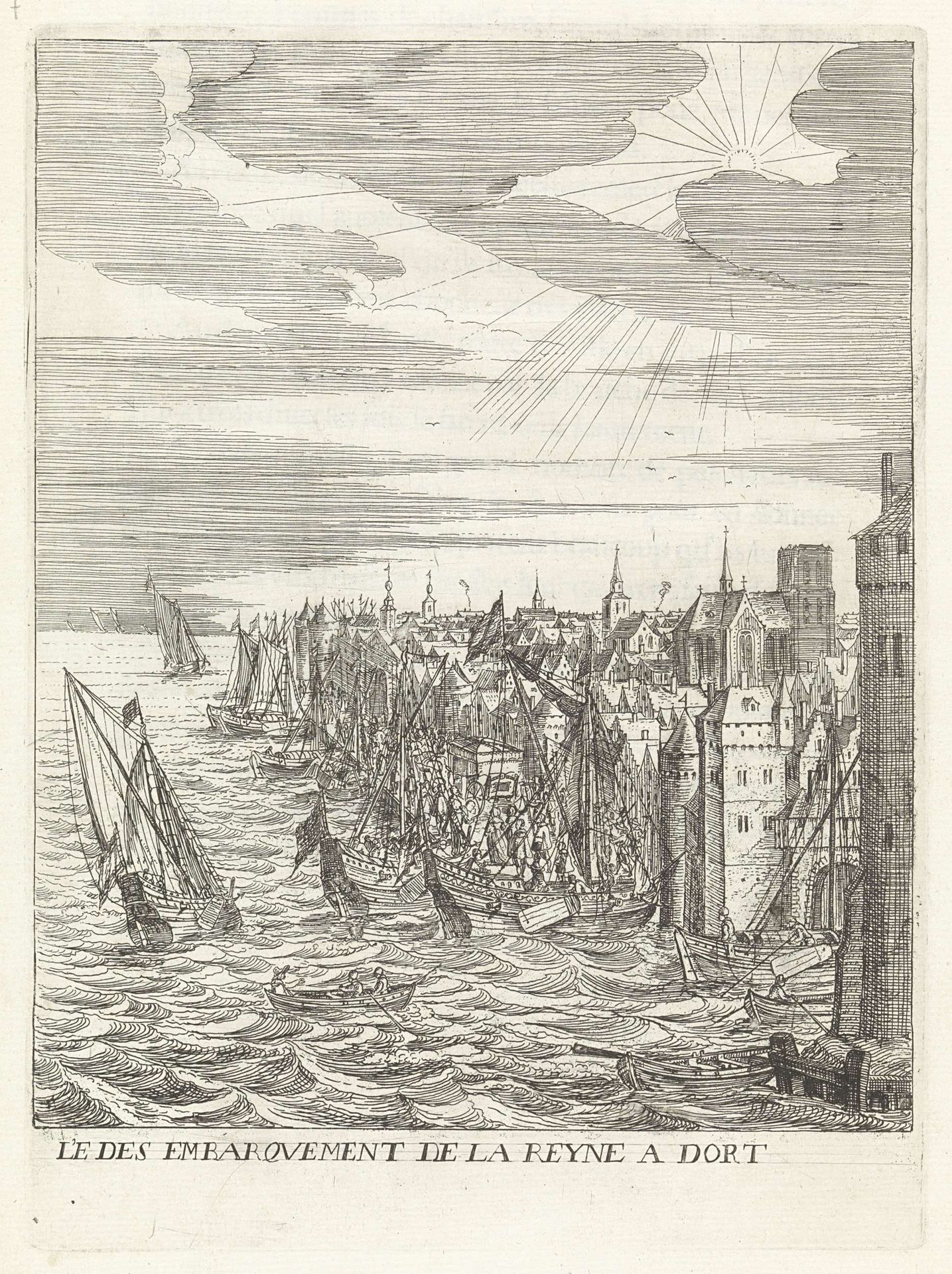 Aankomst van Maria de' Medici in Dordrecht by Anonymous
