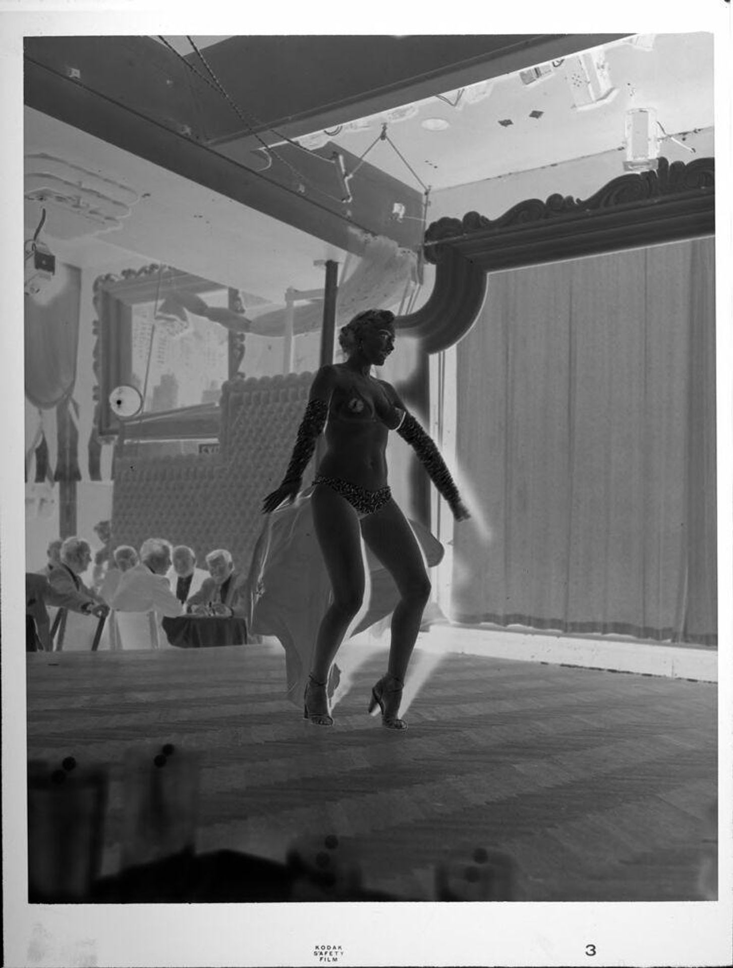 Untitled (female dancer on stage) by Peter James Studio