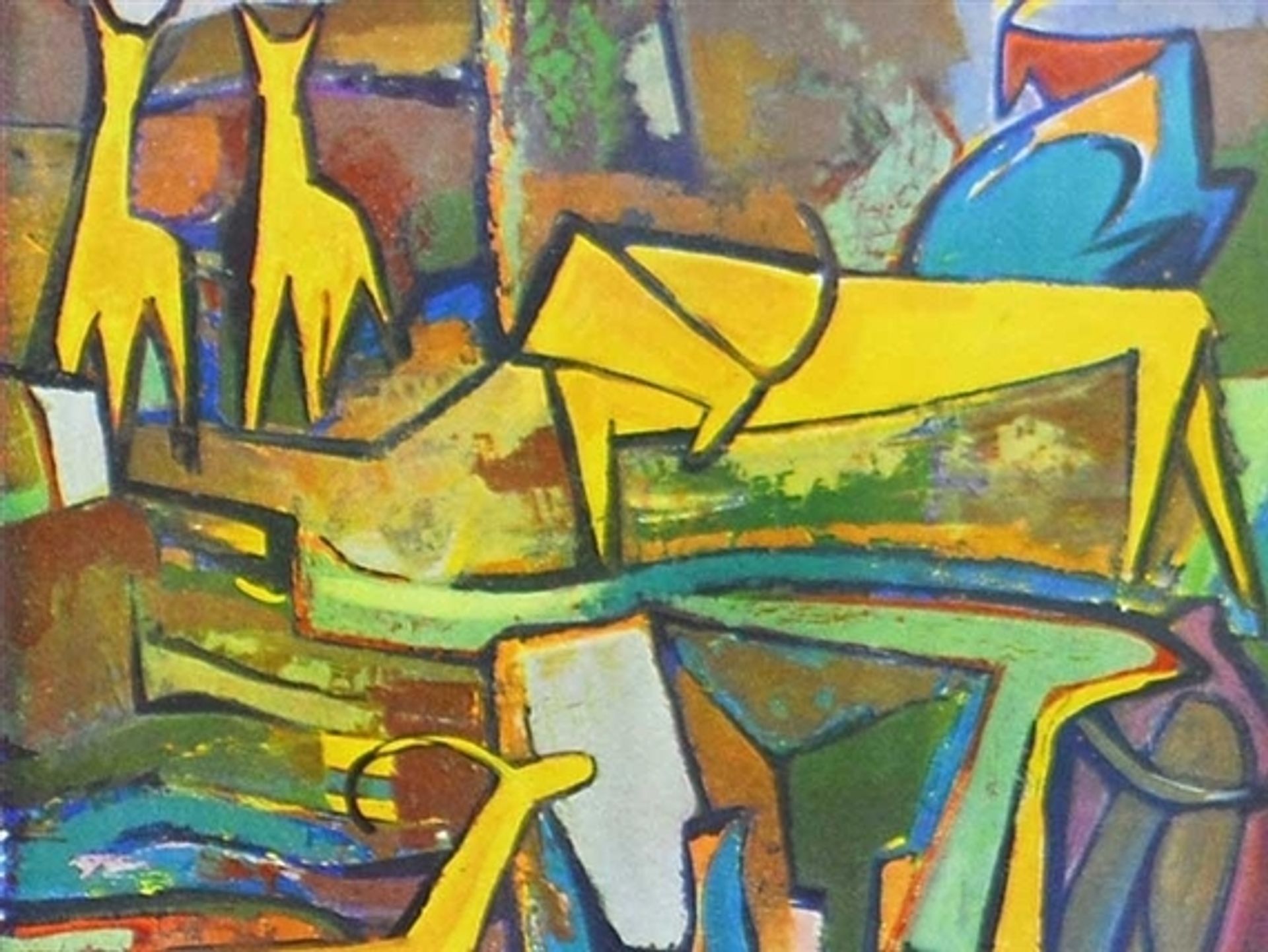 Yellow Afternoon by Walter Battiss