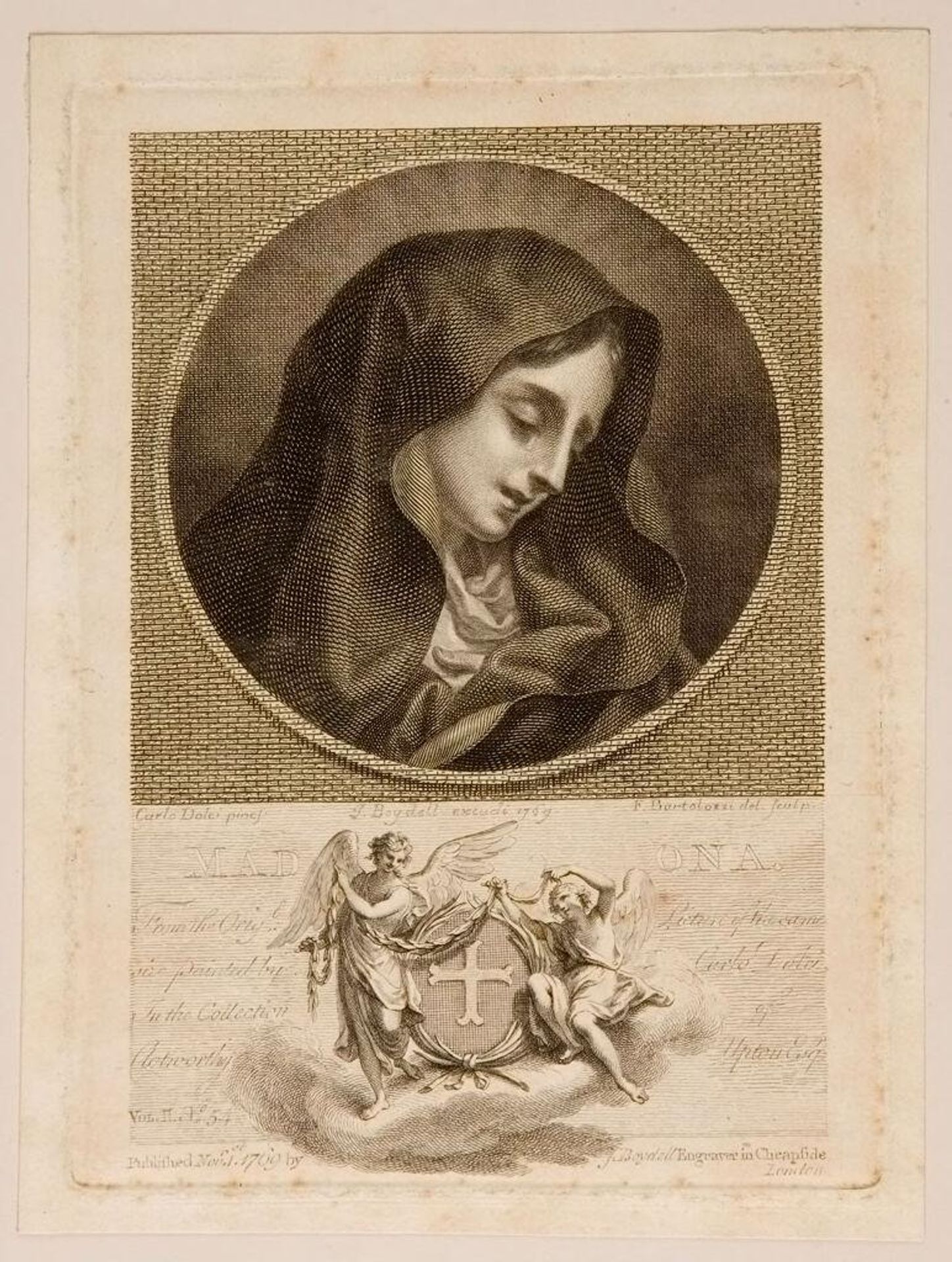 Madonna by Francesco Bartolozzi