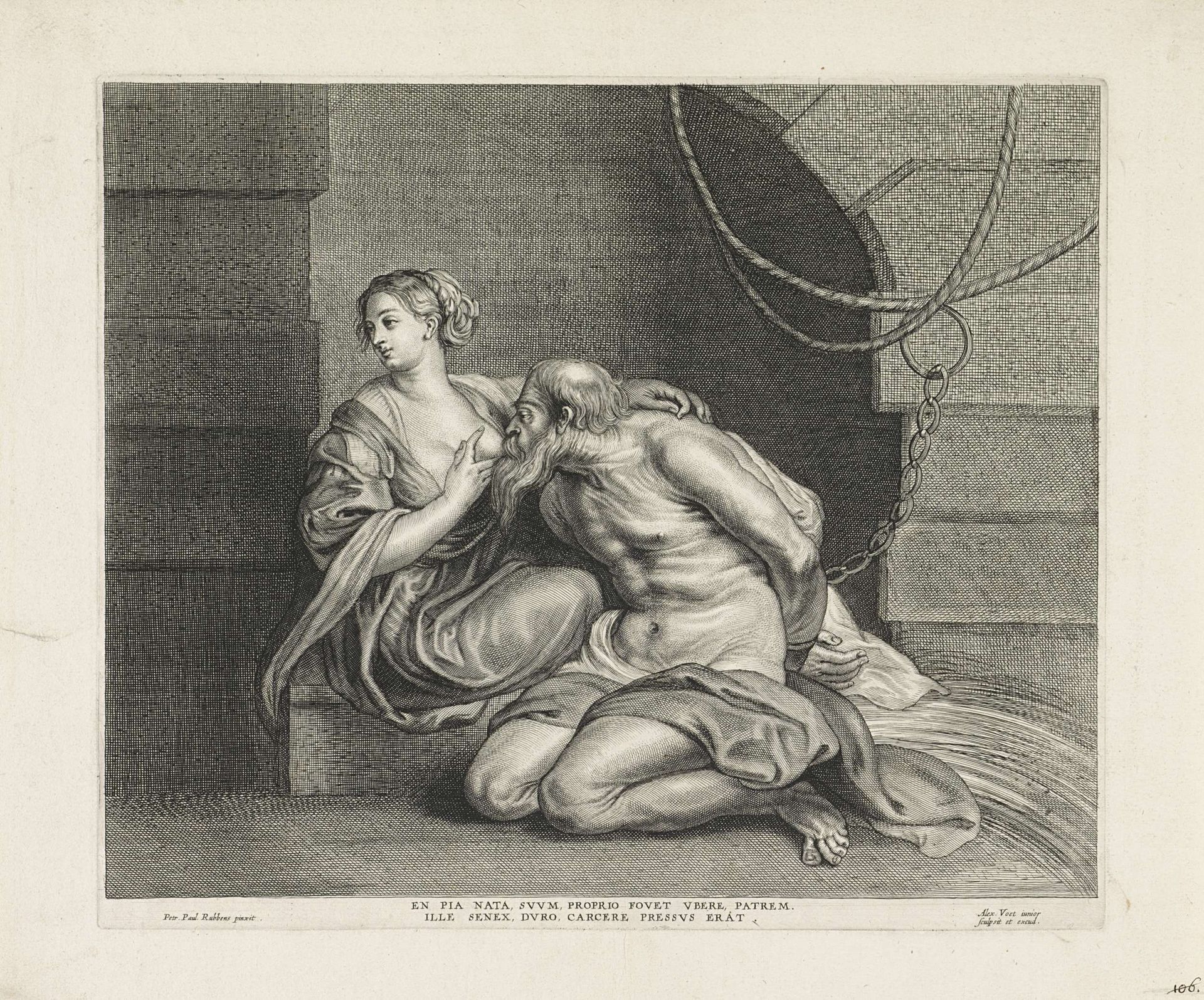 Cimon en Pero (Caritas Romana) by Alexander (II) Voet