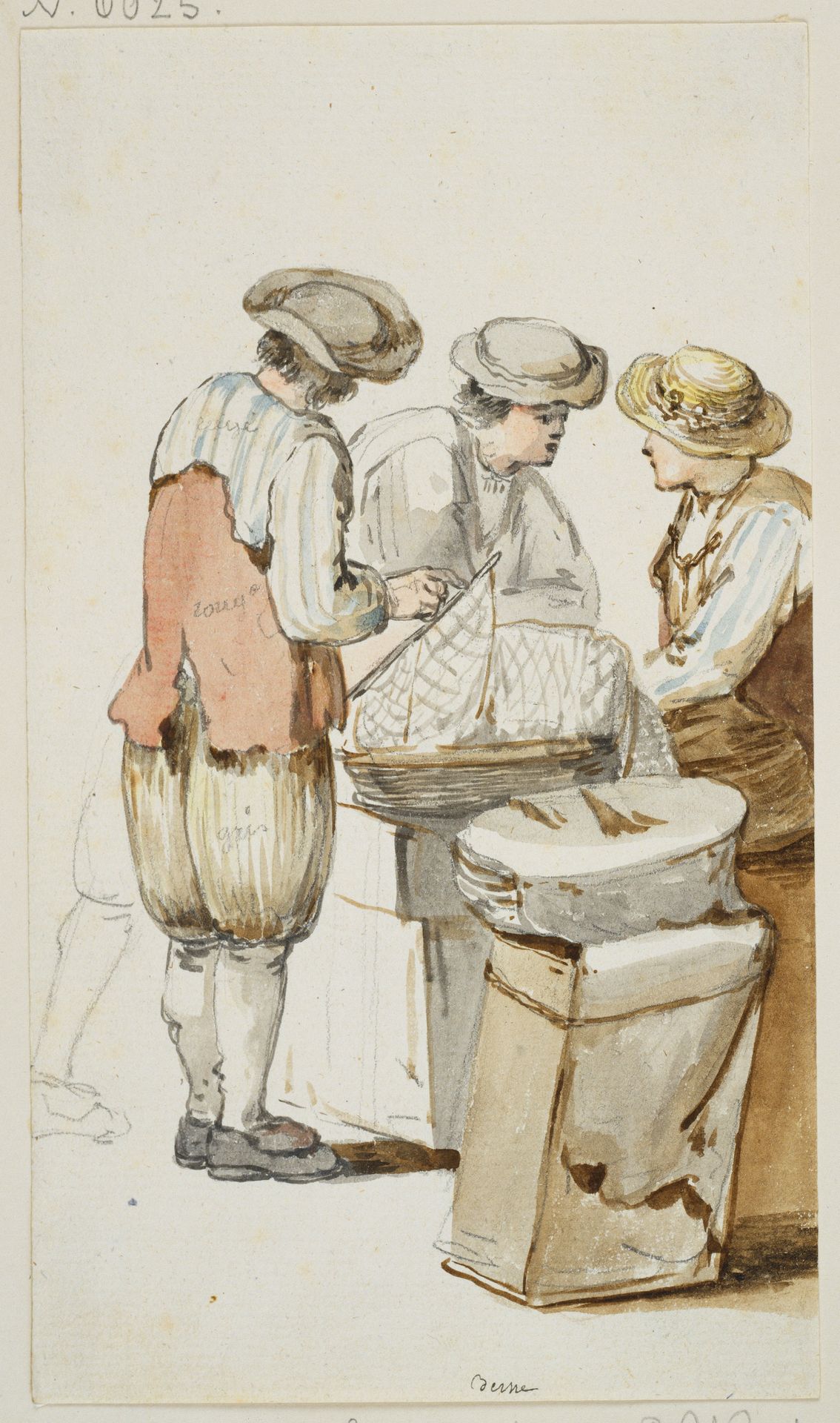 Men from Bern by Georg Melchior Kraus