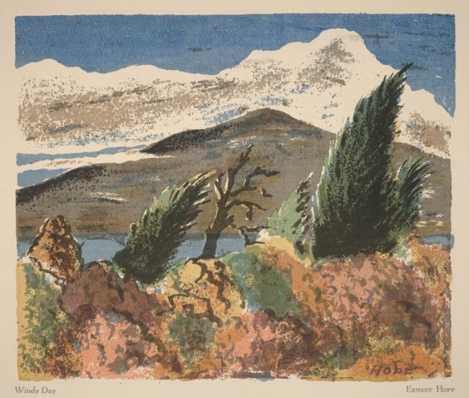 Windy Day by Ernest J. Hopf
