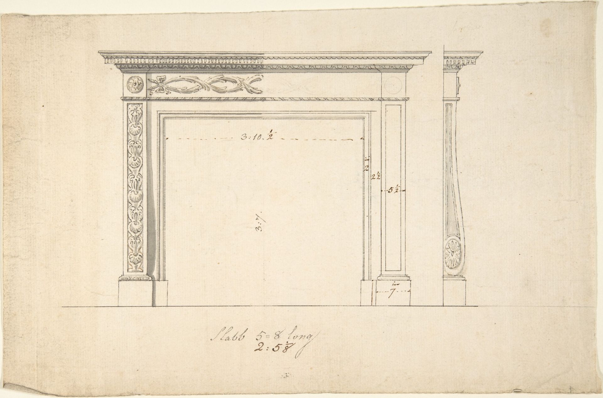 Design for a Chimneypiece by Sir William Chambers