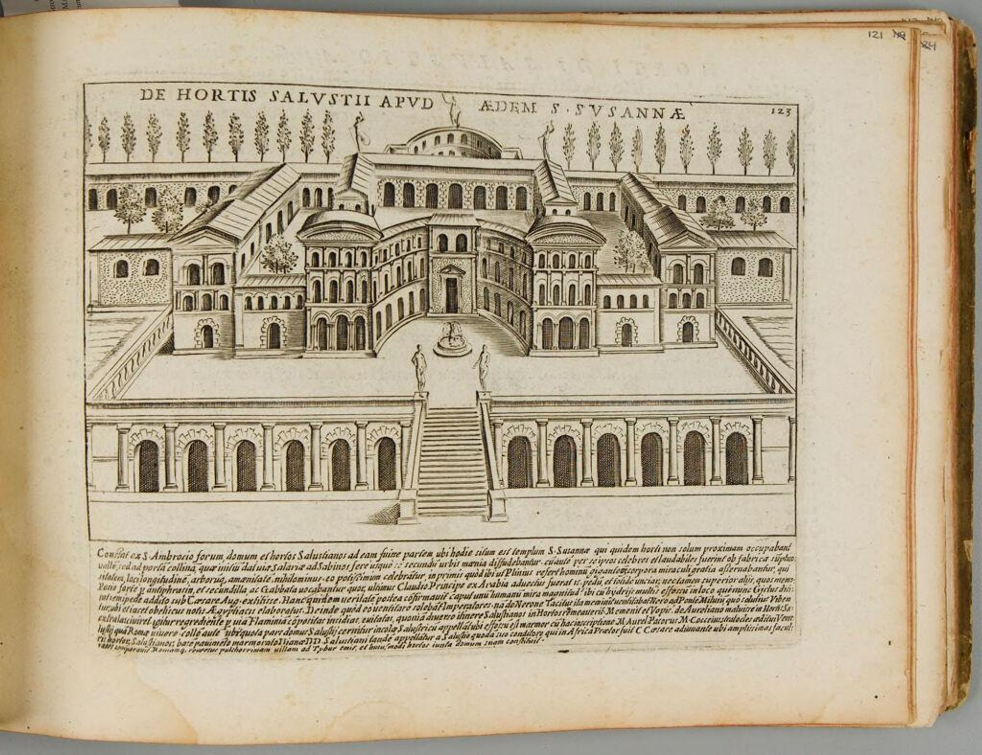 The Gardens of Sallustio by Giacomo Lauro