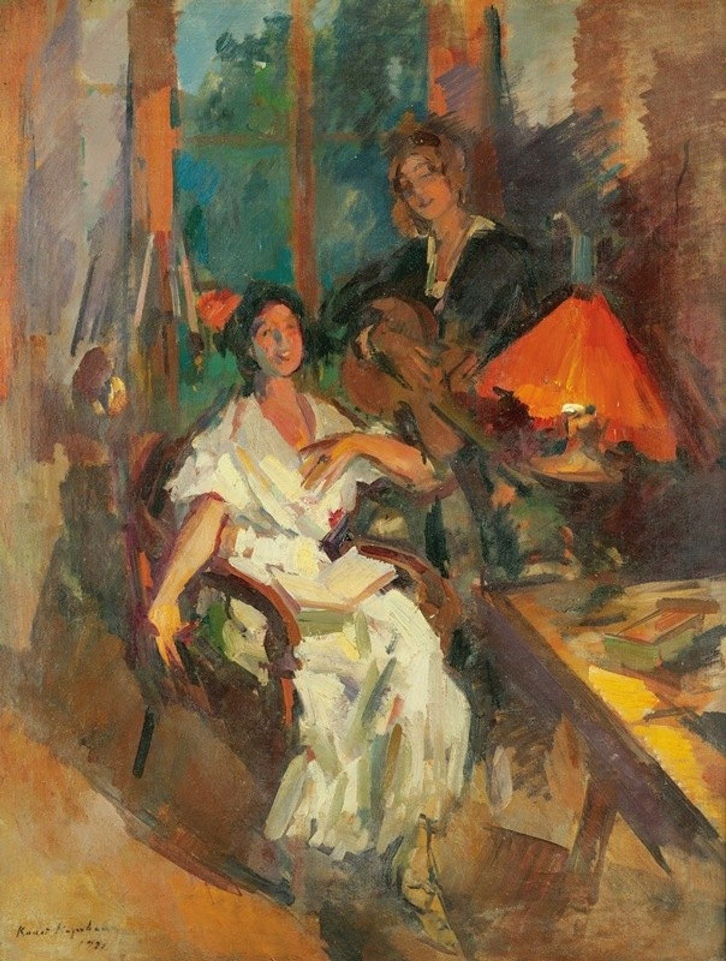 Evening Duet by Konstantin Alexeevich Korovin