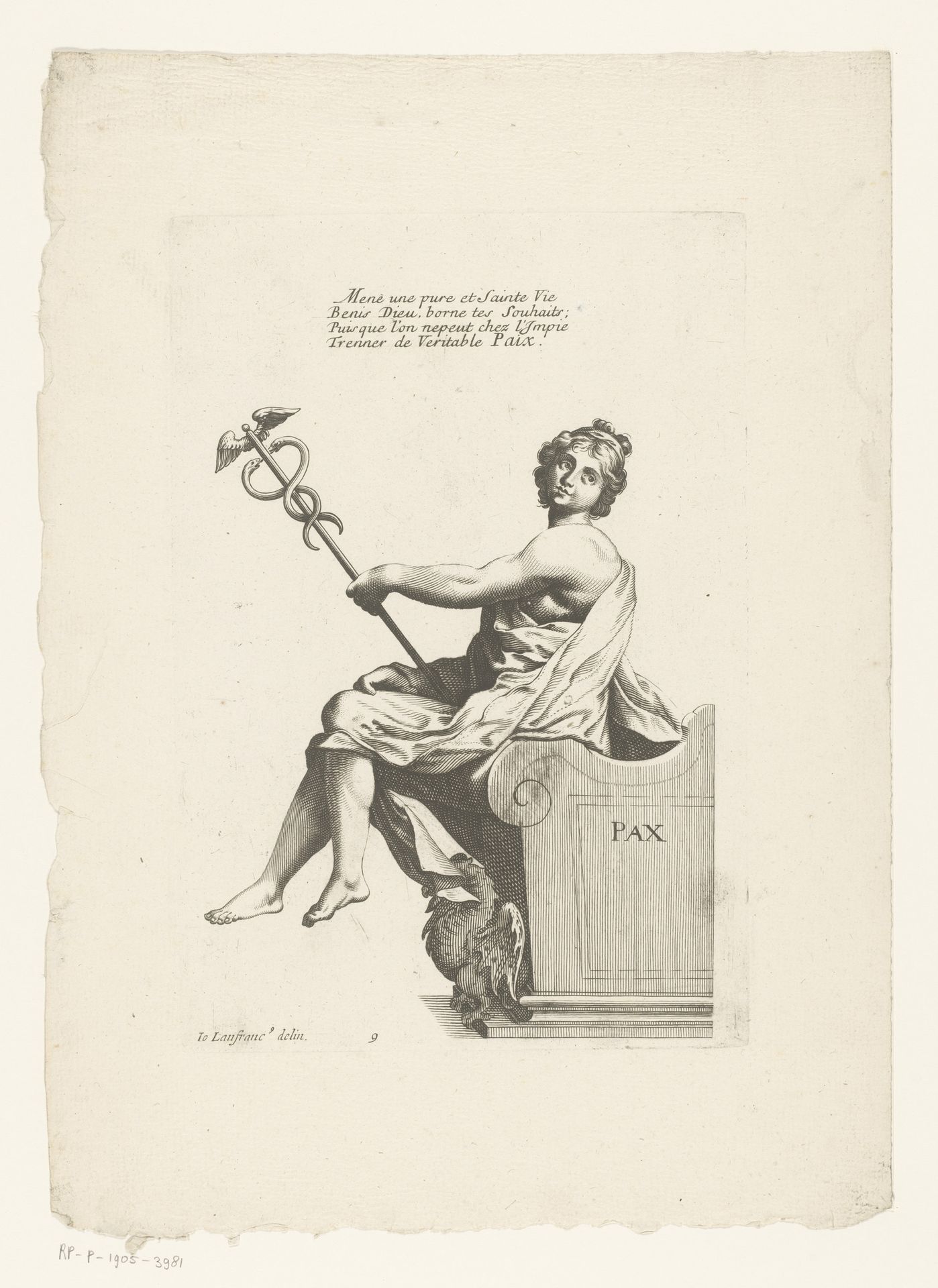 Personificatie van Vrede (Pax) by Anonymous