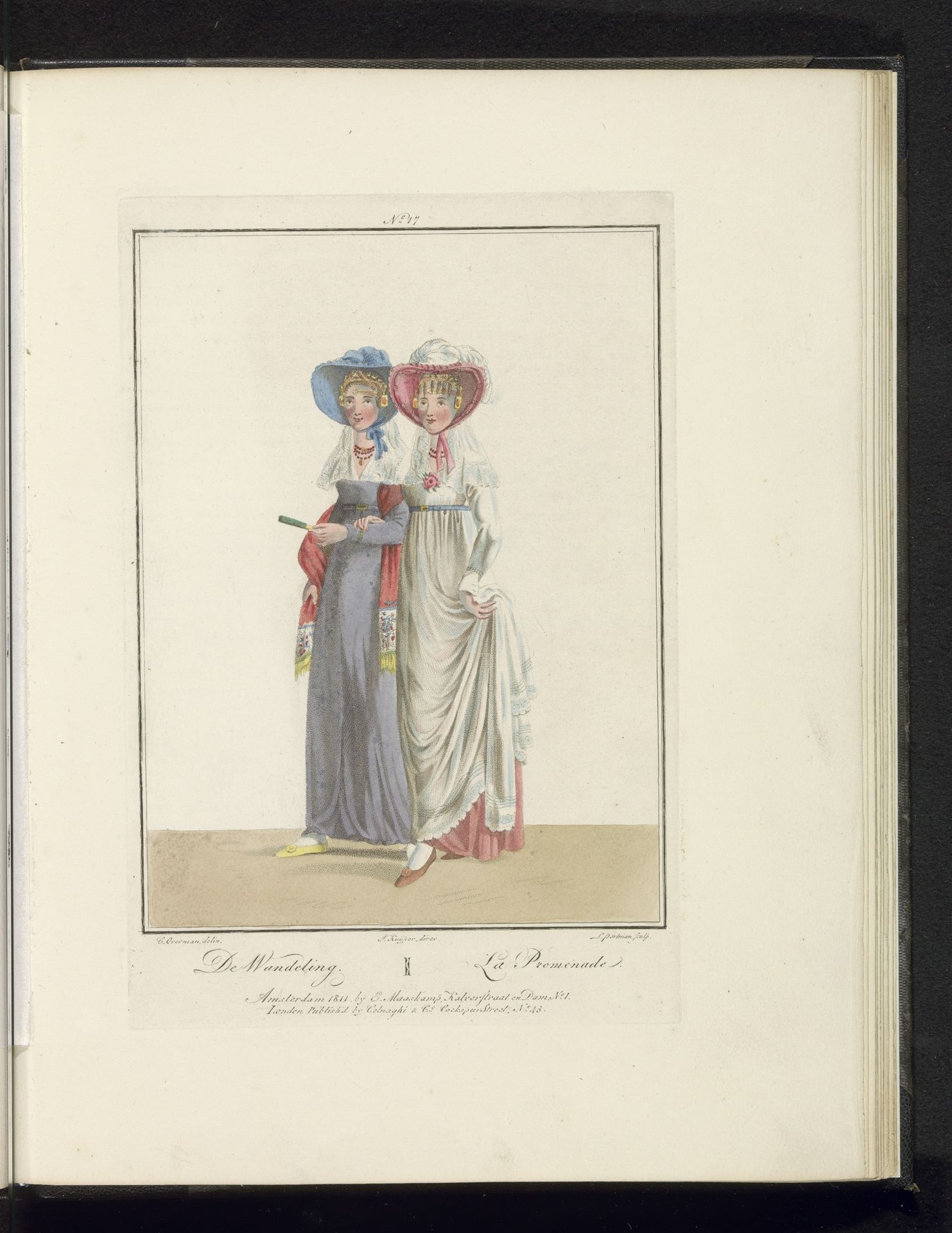 Twee meisjes uit Noord-Holland by Ludwig Gottlieb Portman