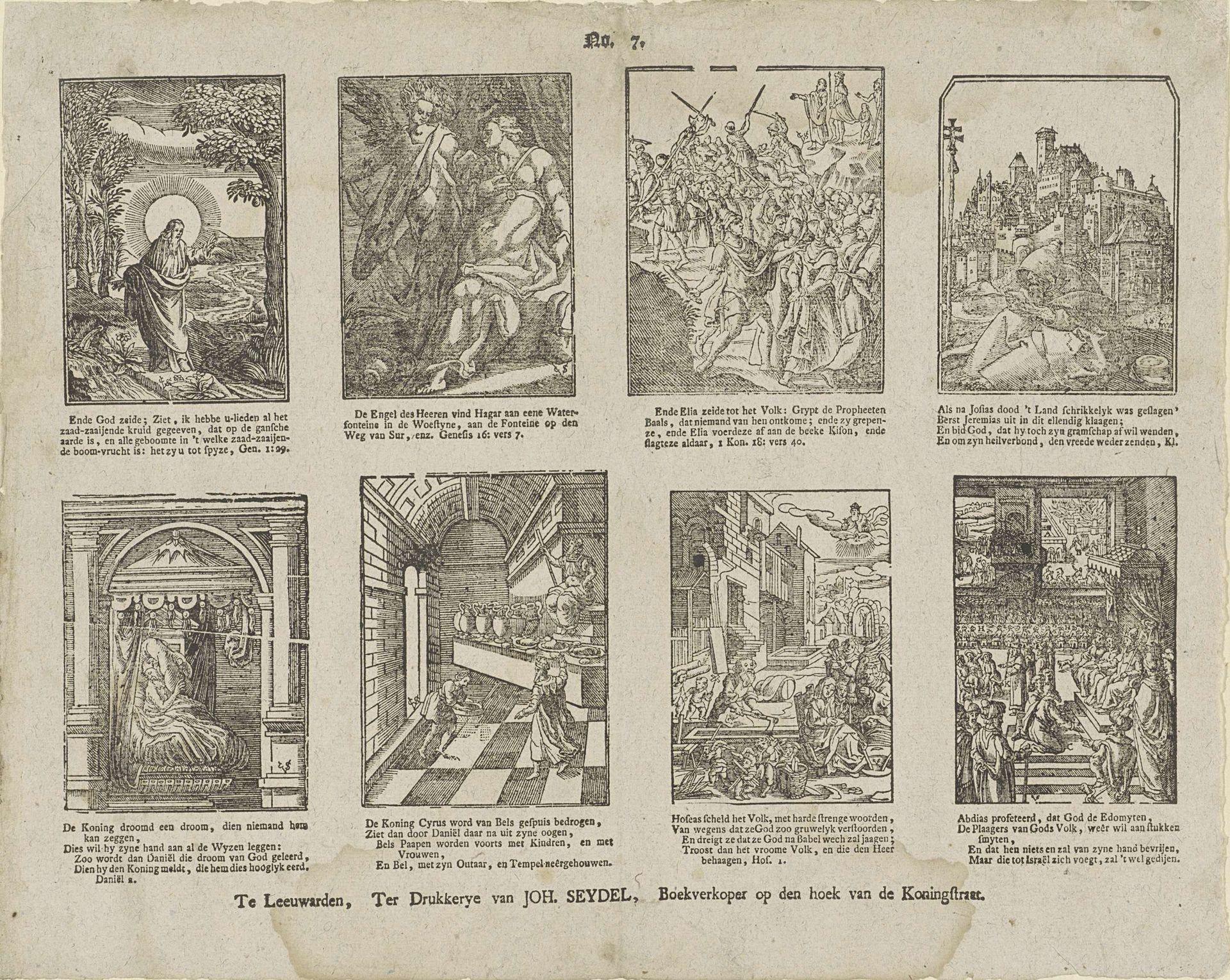Taferelen uit het Oude Testament by Christoffel van (IV) Sichem