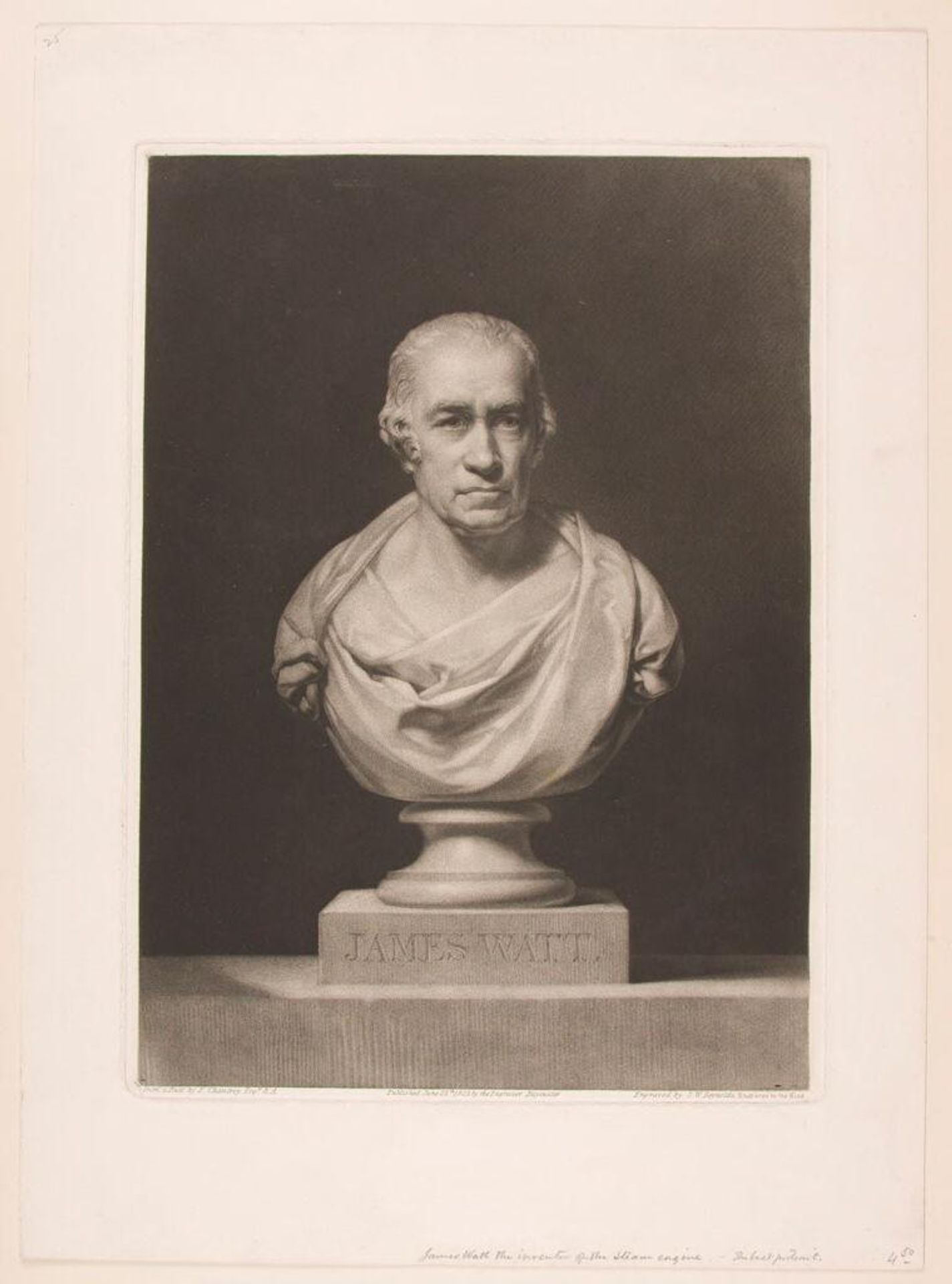 James Watt by Samuel William Reynolds I