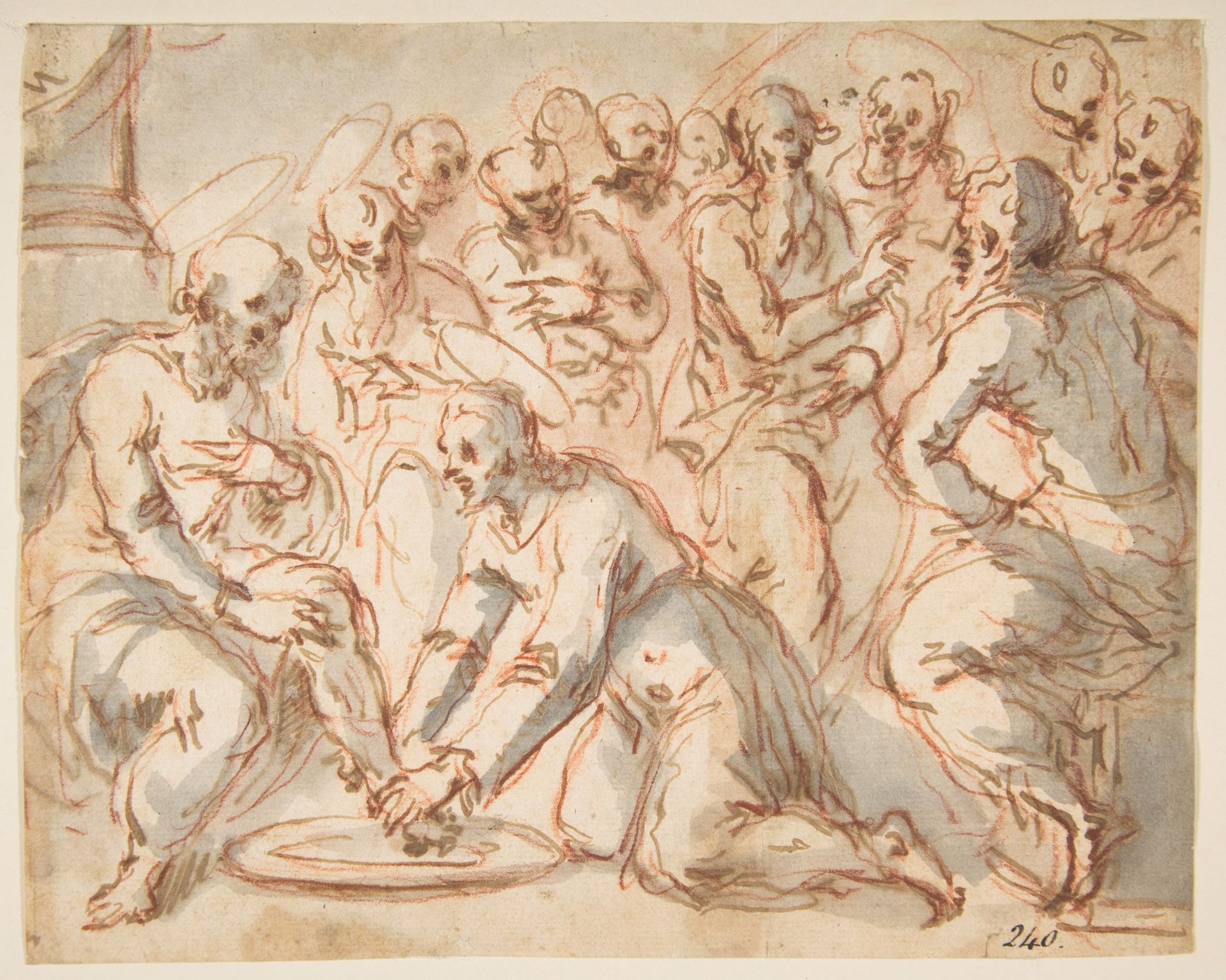 Christ Washing the Disciples' Feet by Francesco Vanni