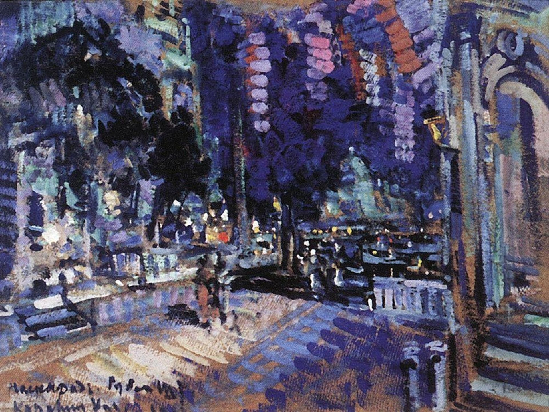 Masquerade by Konstantin Alexeevich Korovin