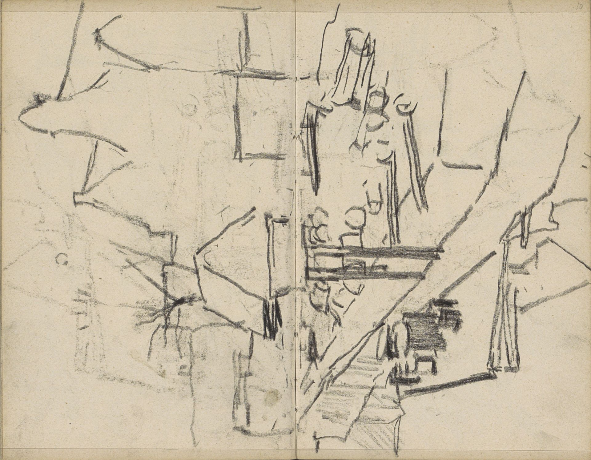 Gezicht op de Prinseneilandsgracht te Amsterdam by George Hendrik Breitner