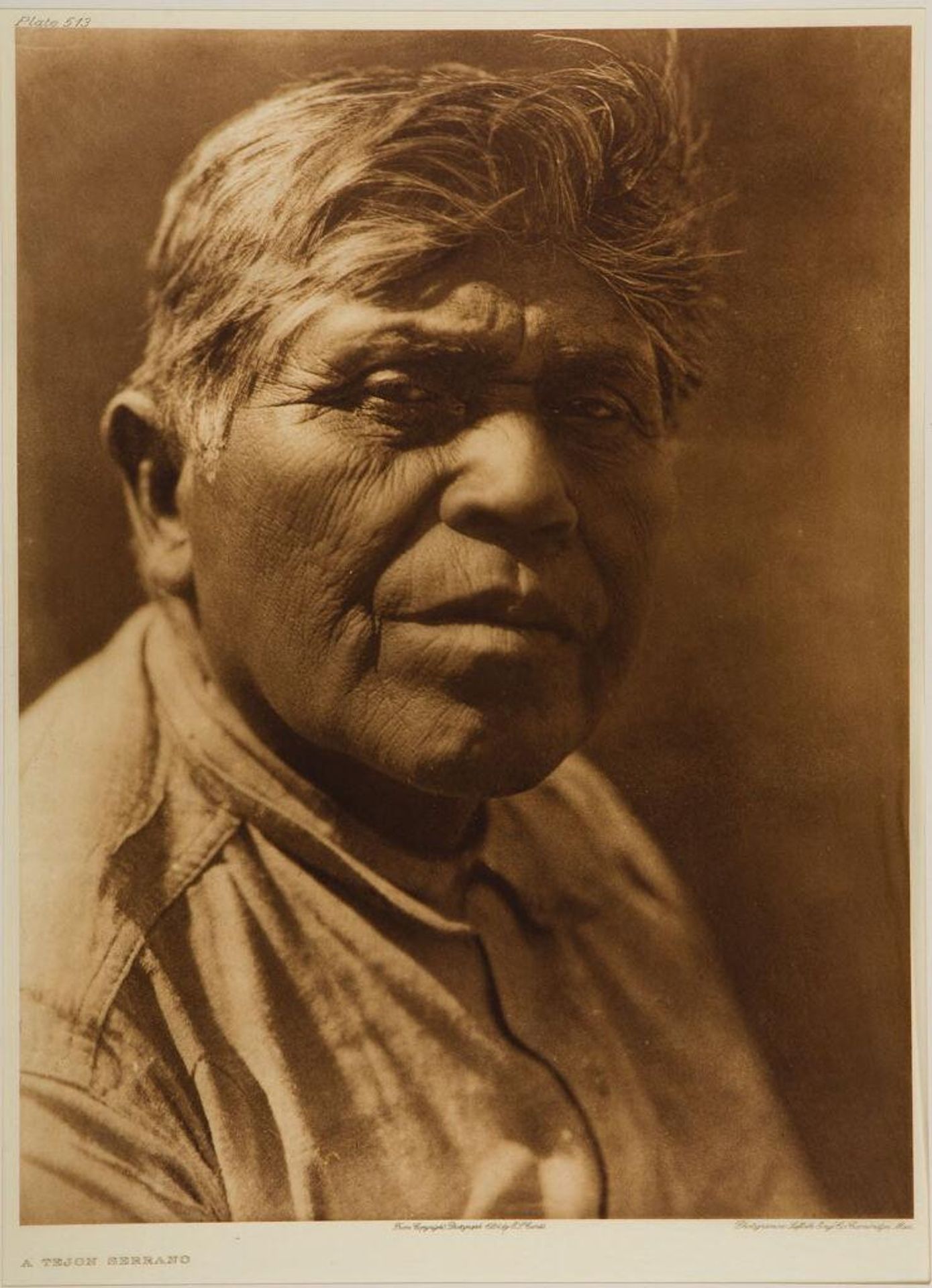 A Tejon Serrano by Edward Sheriff Curtis