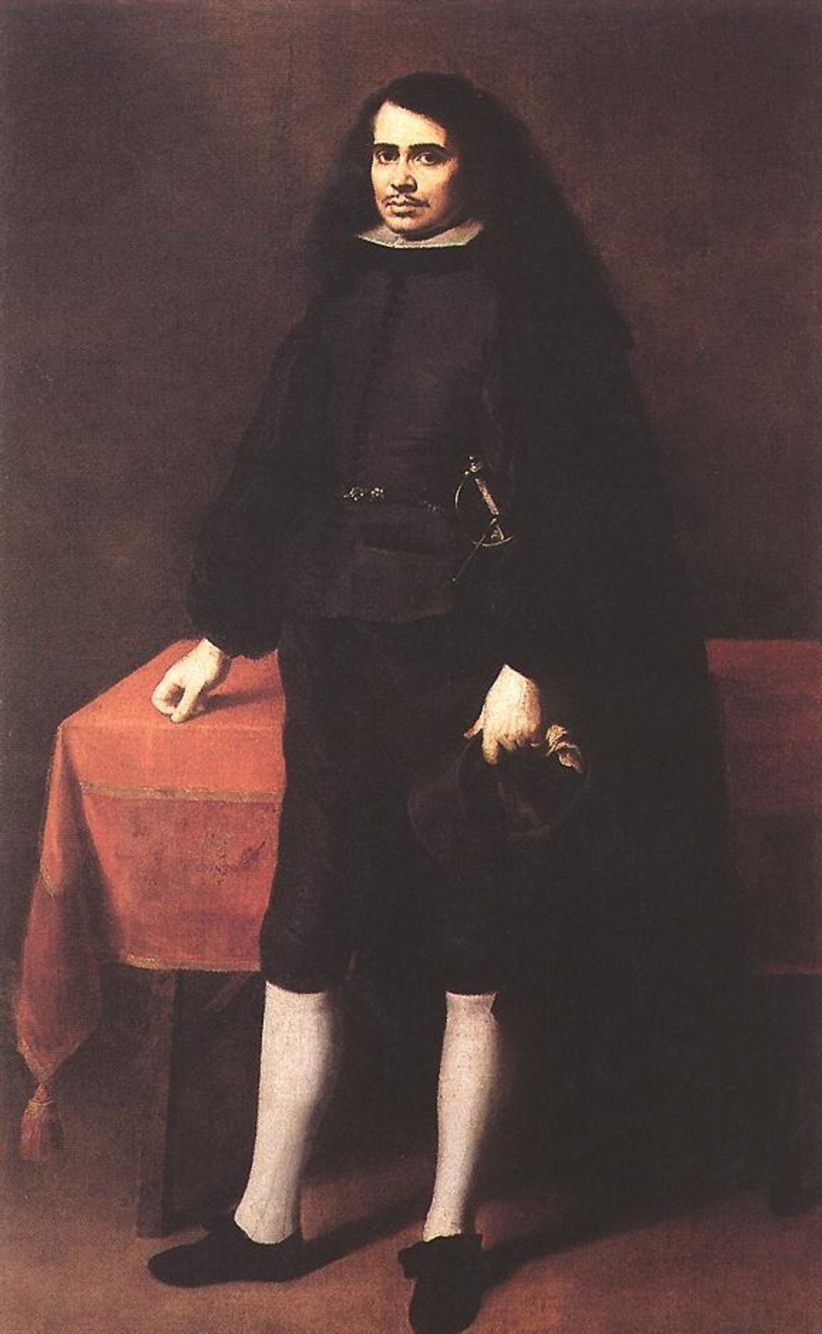 Portrait of a gentleman in a ruff collar by Bartolomé Estebán Murillo