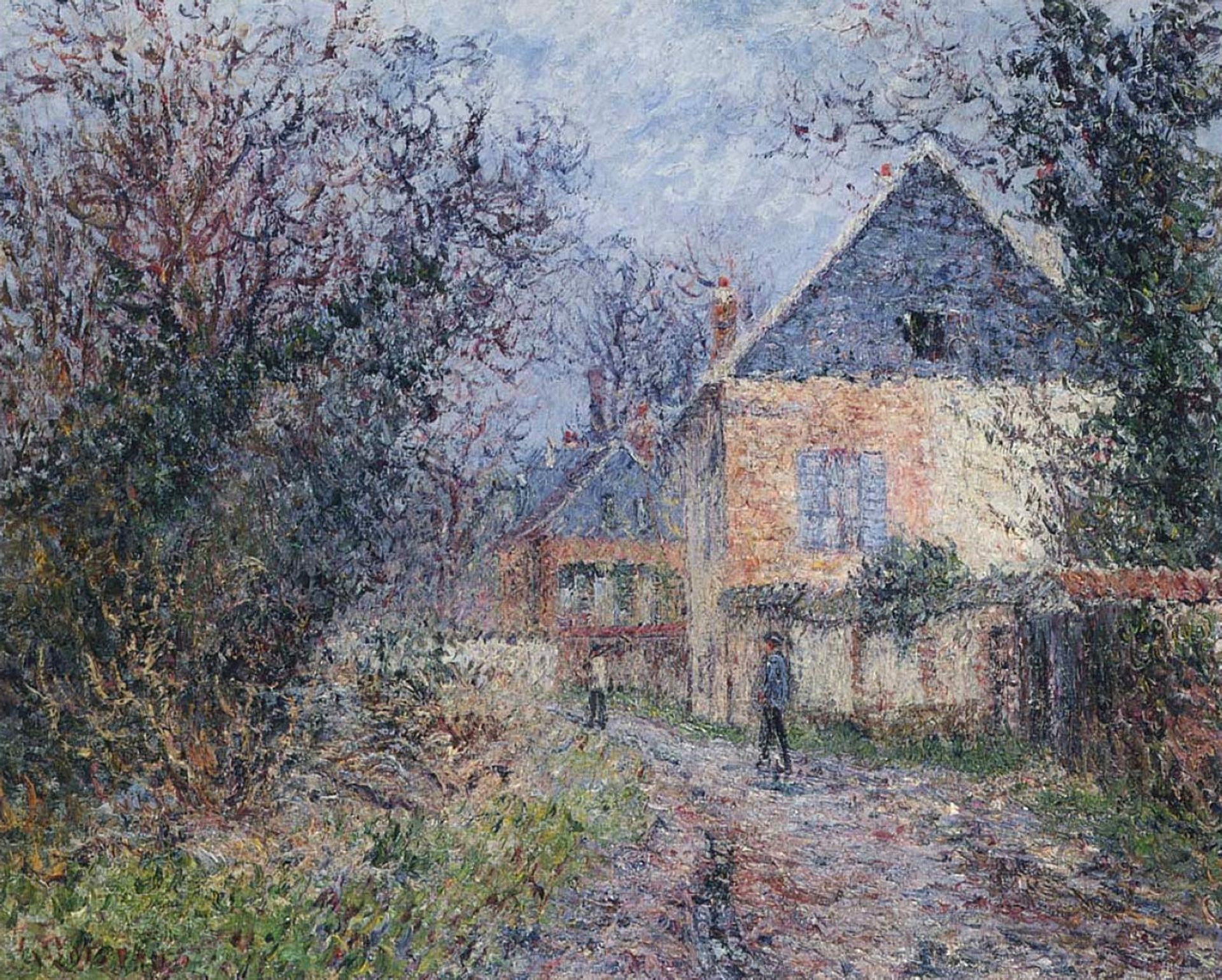 Houses near the Eure by Gustave Loiseau