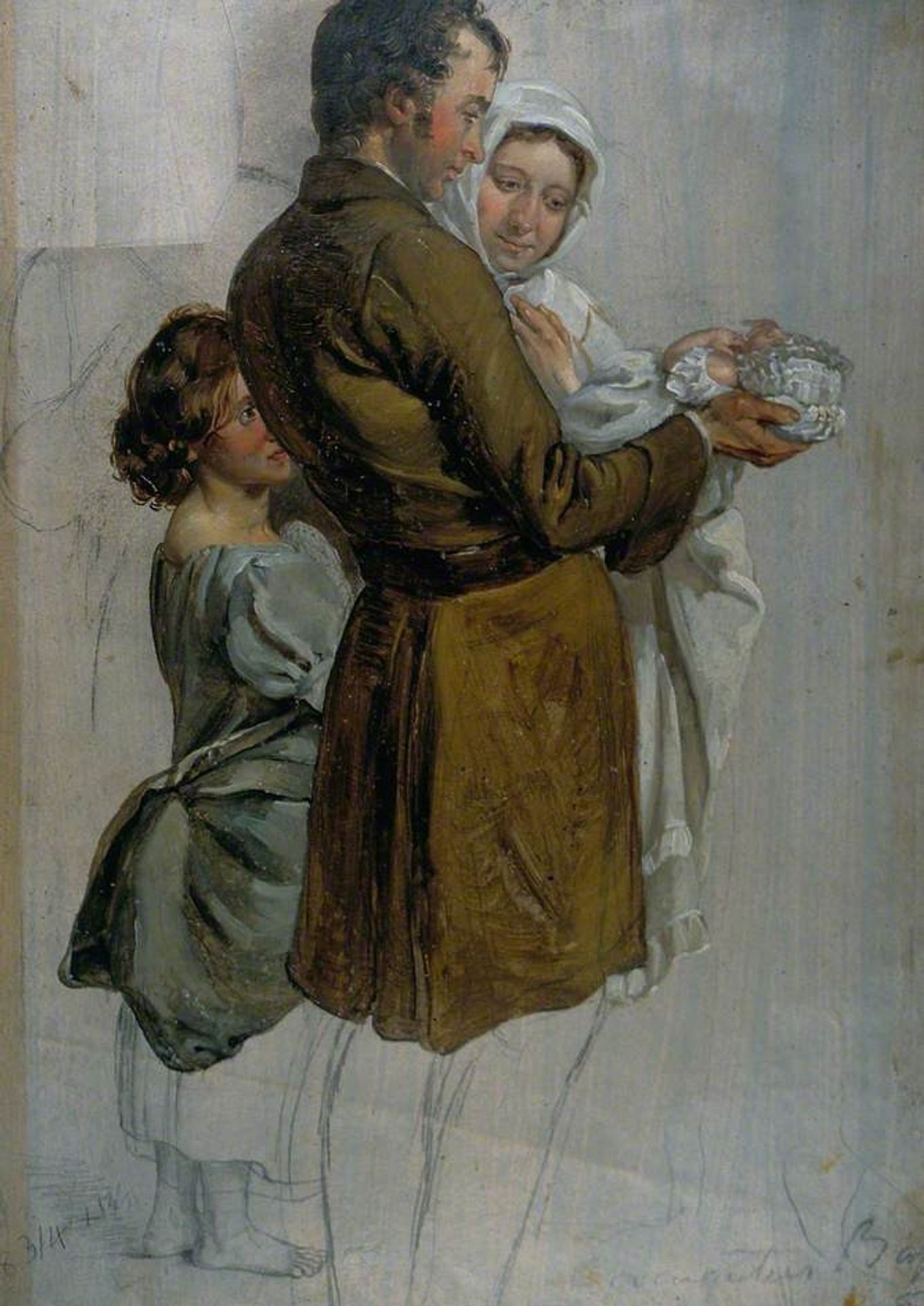 The Baptism on the Hillside by George Harvey