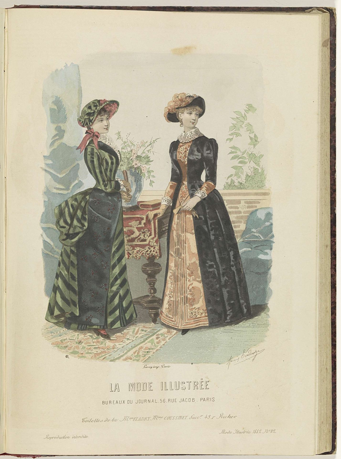La Mode Illustrée, Journal de la Famille, 1882 by Firmin-Didot & Cie