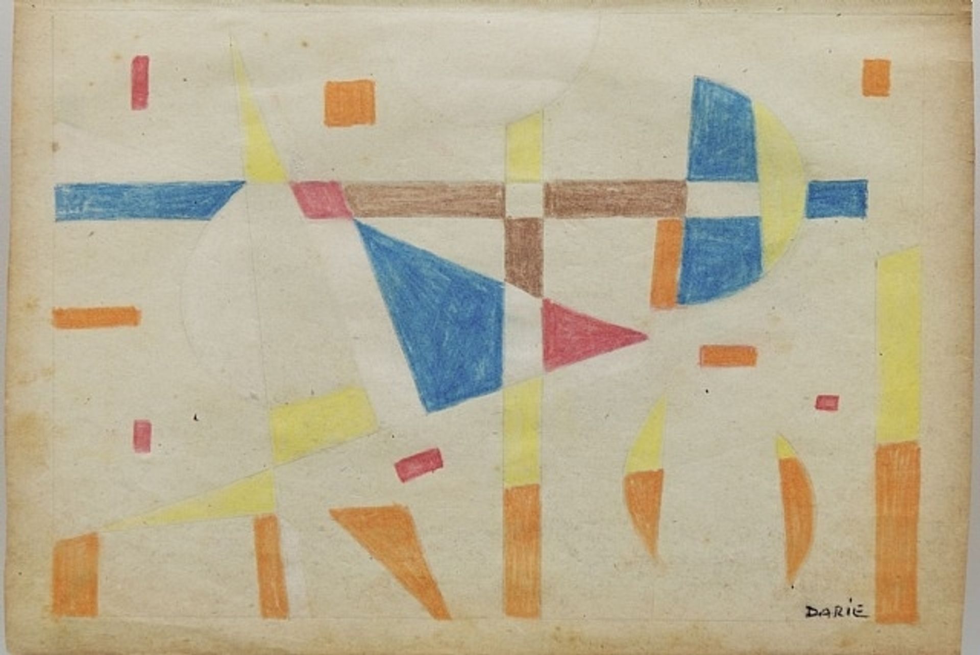 Composicion Concreta by Sandu Darie