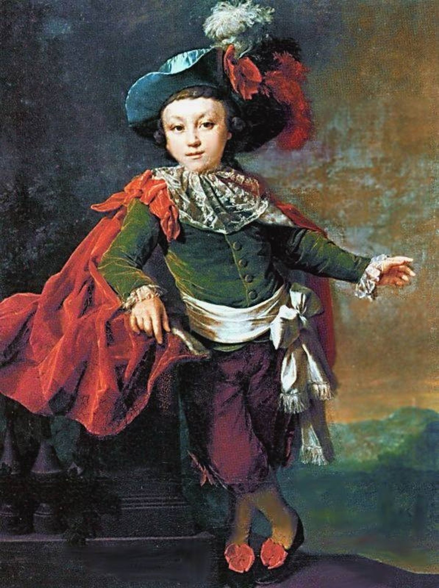 Portrait of F.P. Makerovskiy in masquerade costume by Dmitry Levitzky